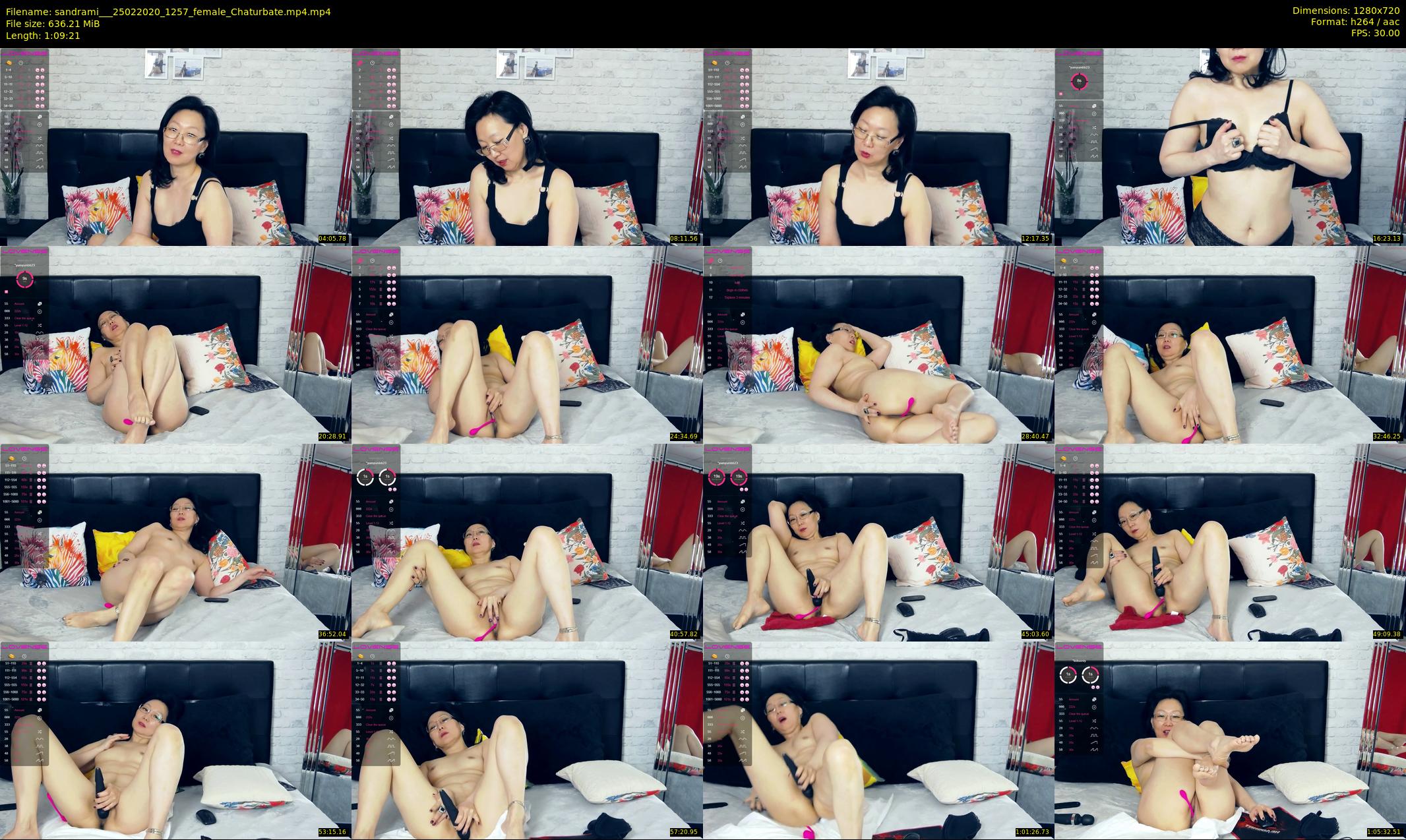 sandrami__ — 70 minute Chaturbate female cam show recording, 720p, Feb 25, 2020
