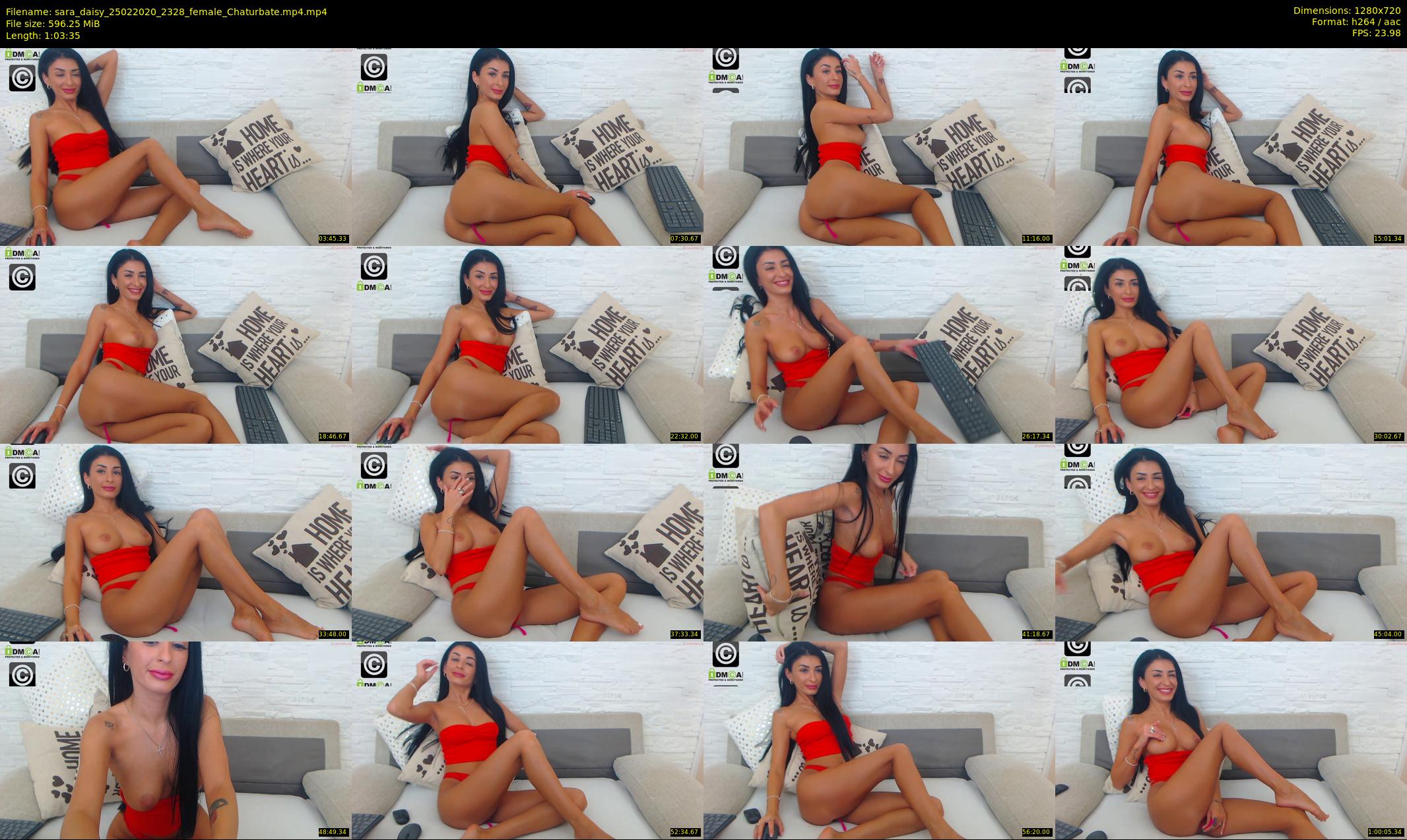 sara_daisy — 64 minute Chaturbate female cam show recording, 720p, Feb 25, 2020