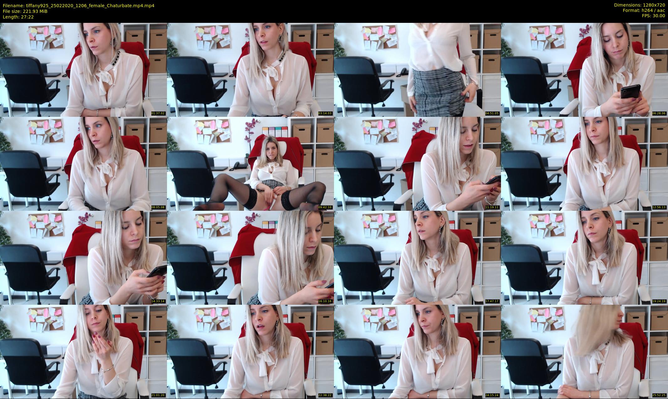 tiffany925 — 28 minute Chaturbate female cam show recording, 720p, Feb 25, 2020