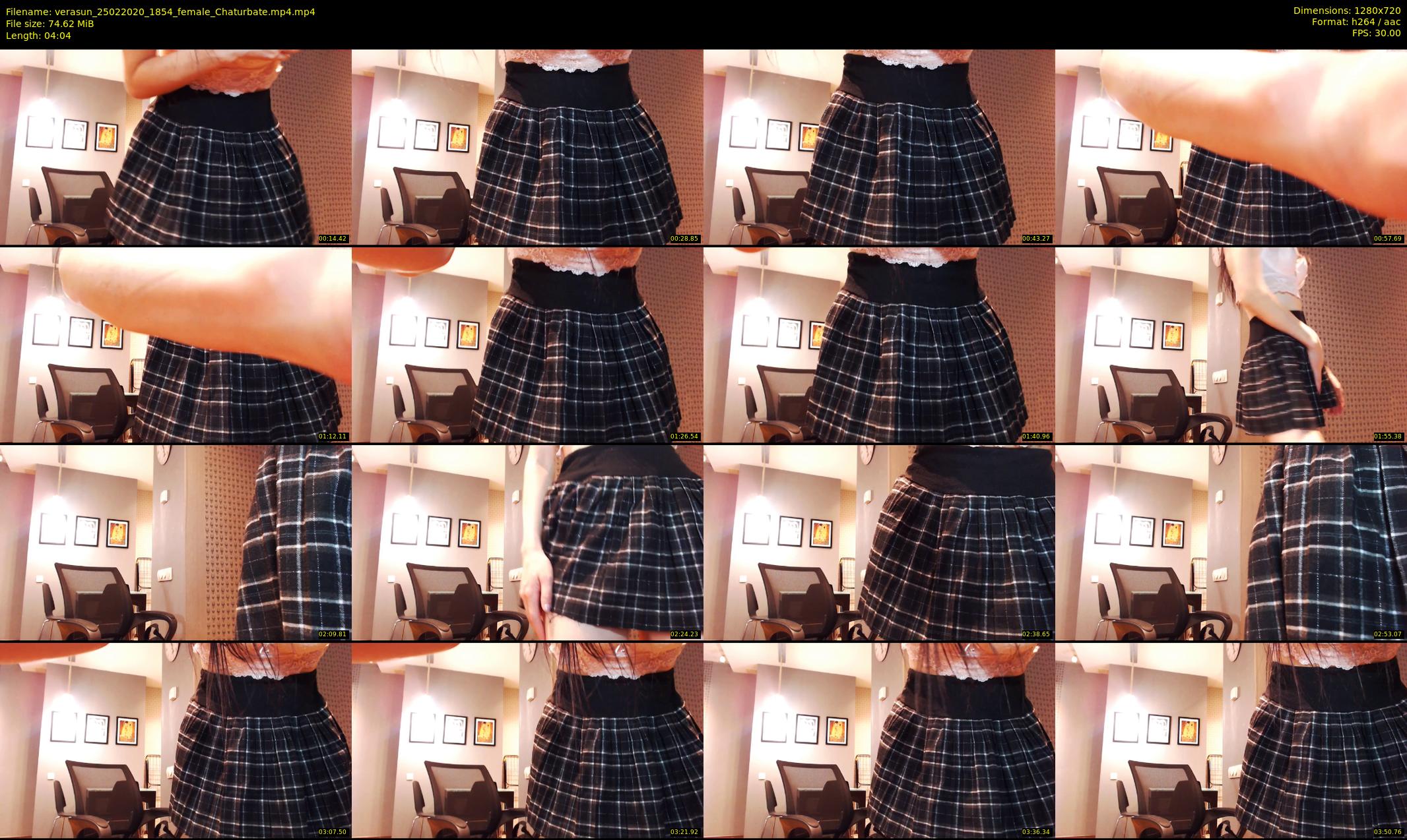 verasun — 5 minute Chaturbate female cam show recording, 720p, Feb 25, 2020