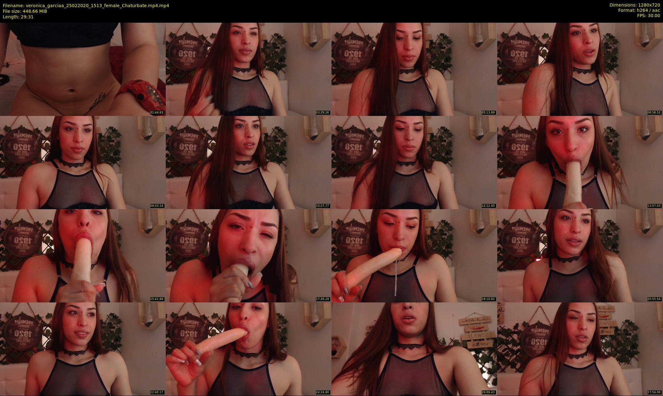 veronica_garciaa — 30 minute Chaturbate female cam show recording, 720p, Feb 25, 2020