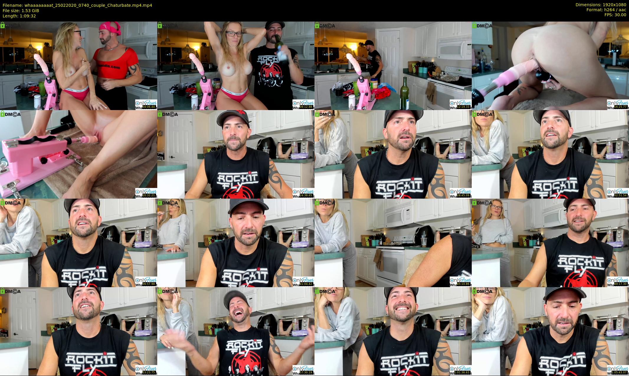 whaaaaaaaat — 70 minute Chaturbate couple cam show recording, 1080p, Feb 25, 2020