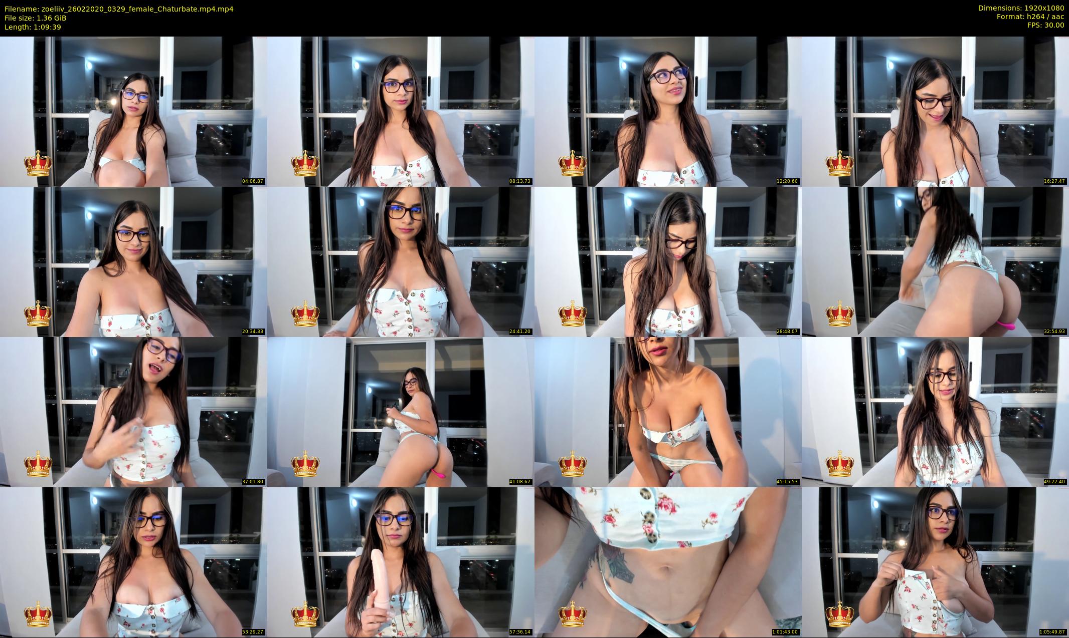 zoeliiv — 70 minute Chaturbate female cam show recording, 1080p, Feb 26, 2020
