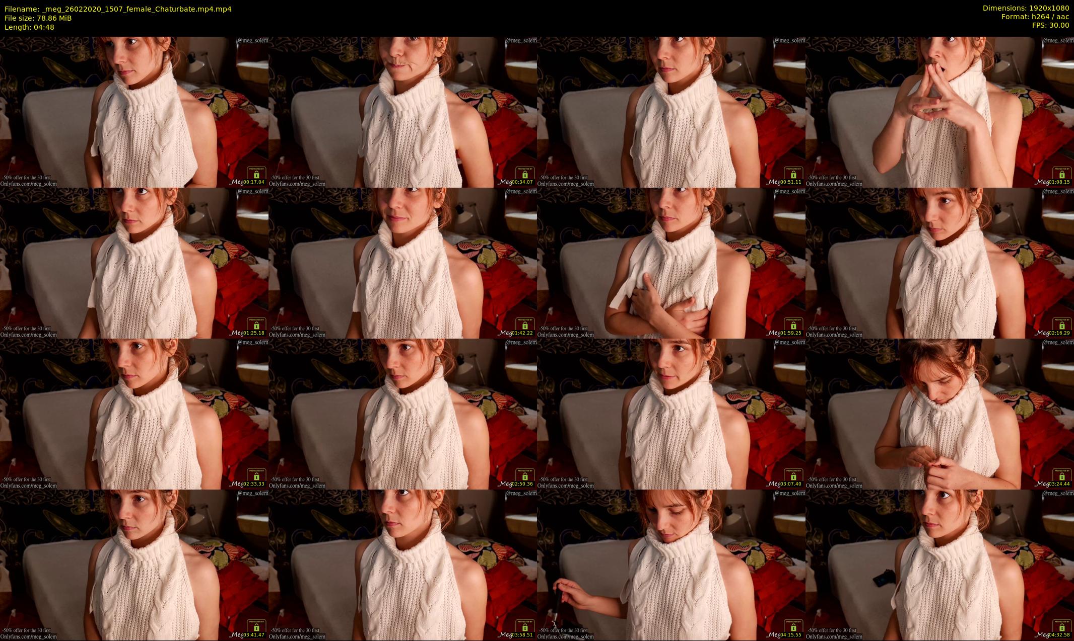 _meg — 5 minute Chaturbate female cam show recording, 1080p, Feb 26, 2020