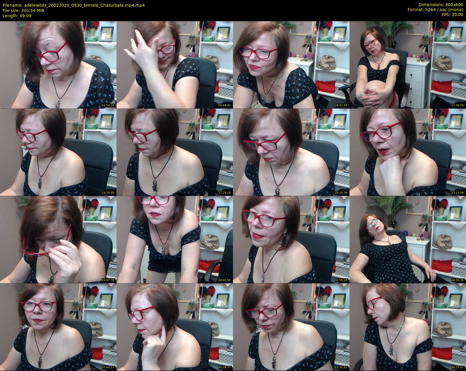 adelewildx — 50 minute Chaturbate female cam show recording, 480p, Feb 26, 2020