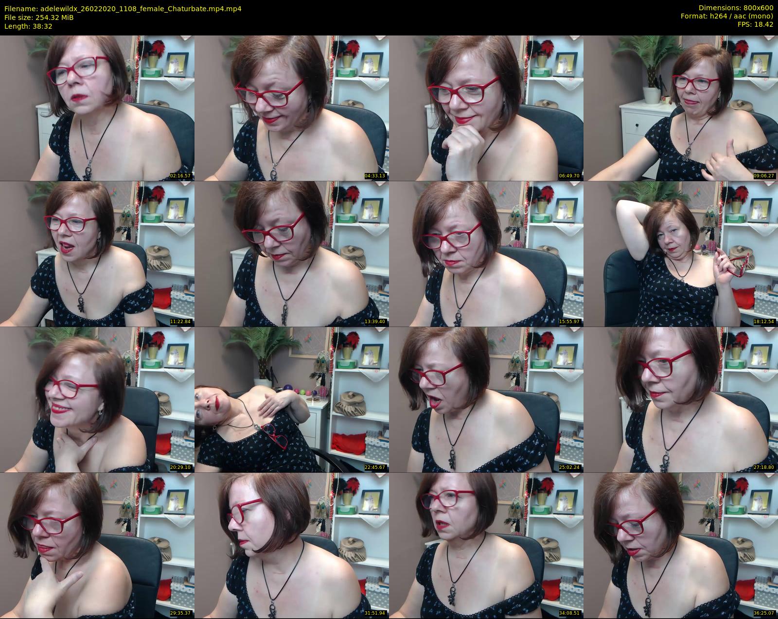 adelewildx — 39 minute Chaturbate female cam show recording, 480p, Feb 26, 2020