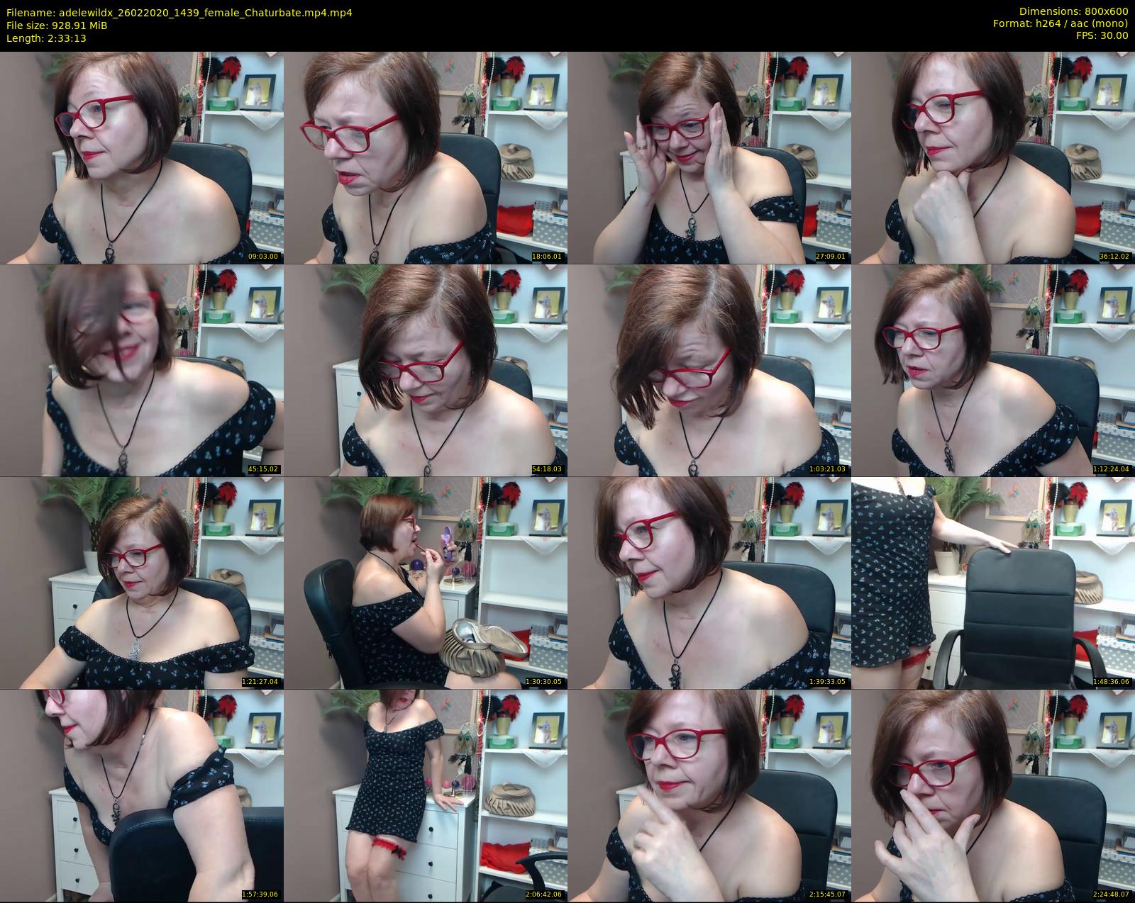 adelewildx — 154 minute Chaturbate female cam show recording, 480p, Feb 26, 2020