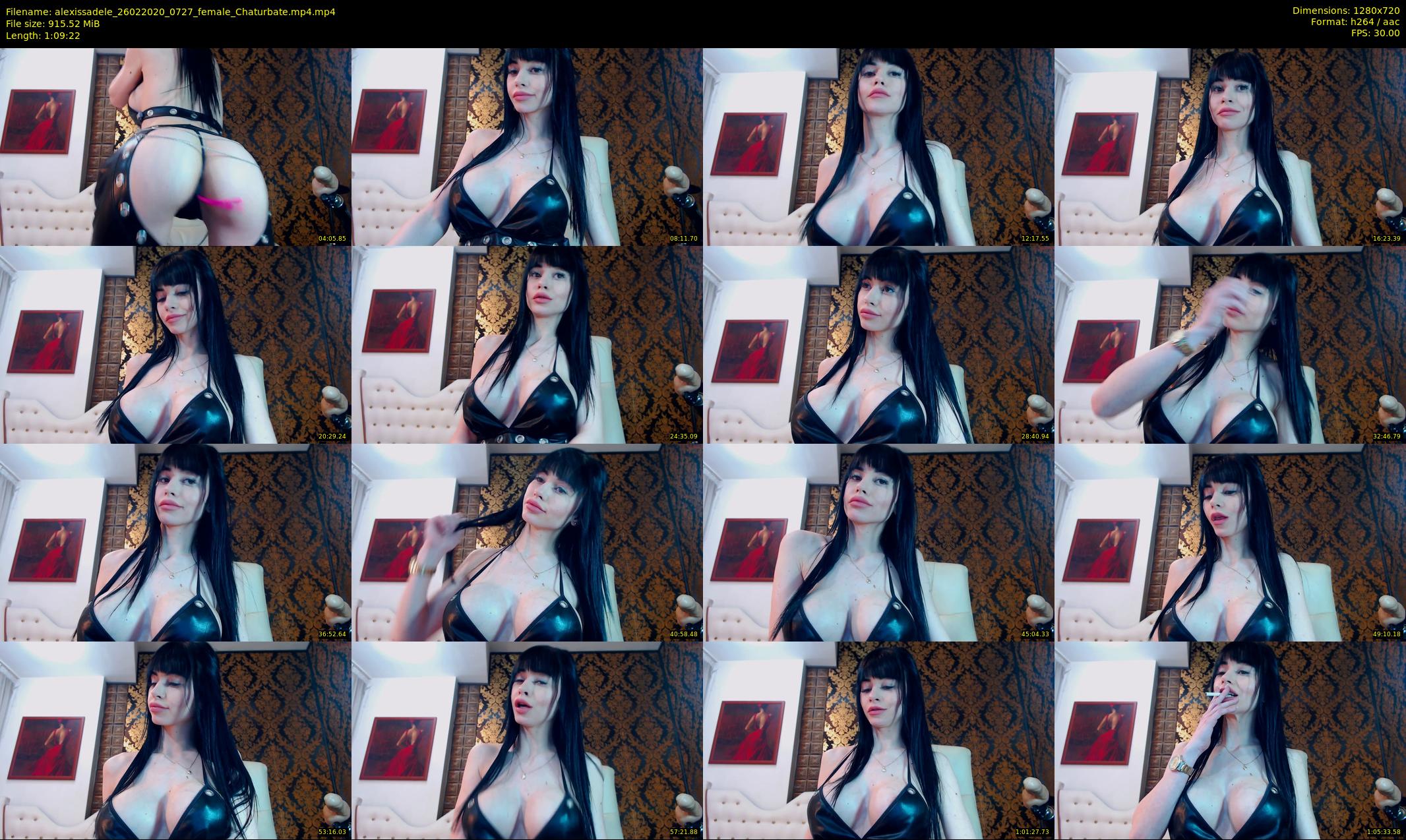 alexissadele — 70 minute Chaturbate female cam show recording, 720p, Feb 26, 2020