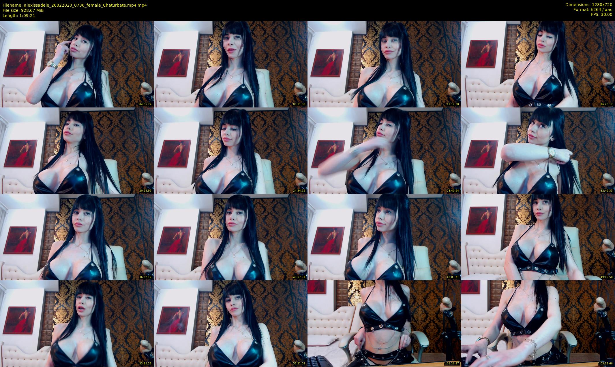 alexissadele — 70 minute Chaturbate female cam show recording, 720p, Feb 26, 2020