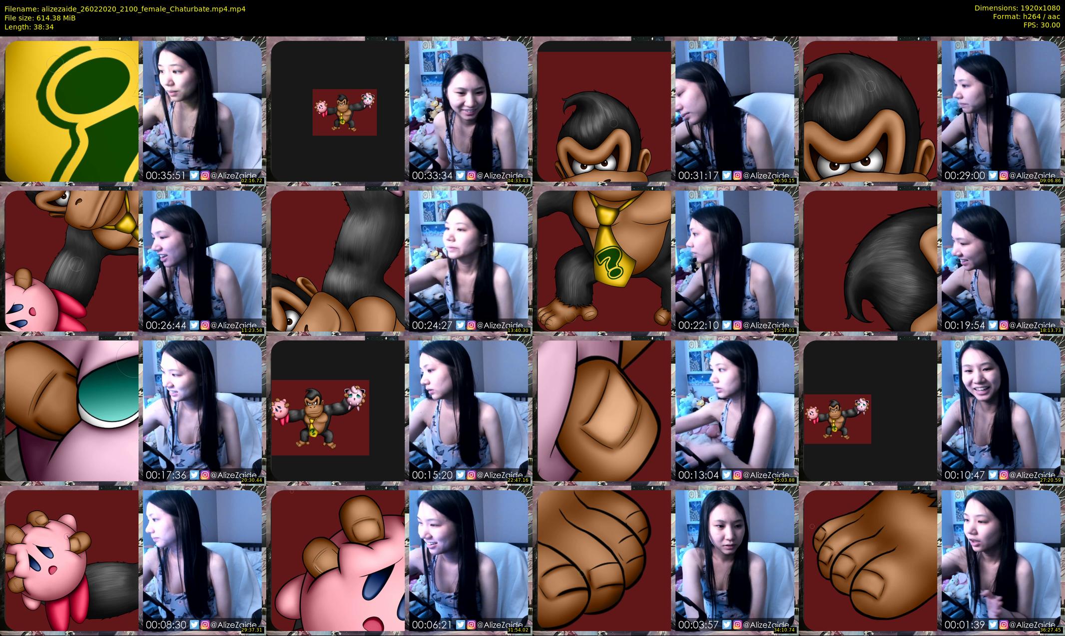 alizezaide — 39 minute Chaturbate female cam show recording, 1080p, Feb 26, 2020