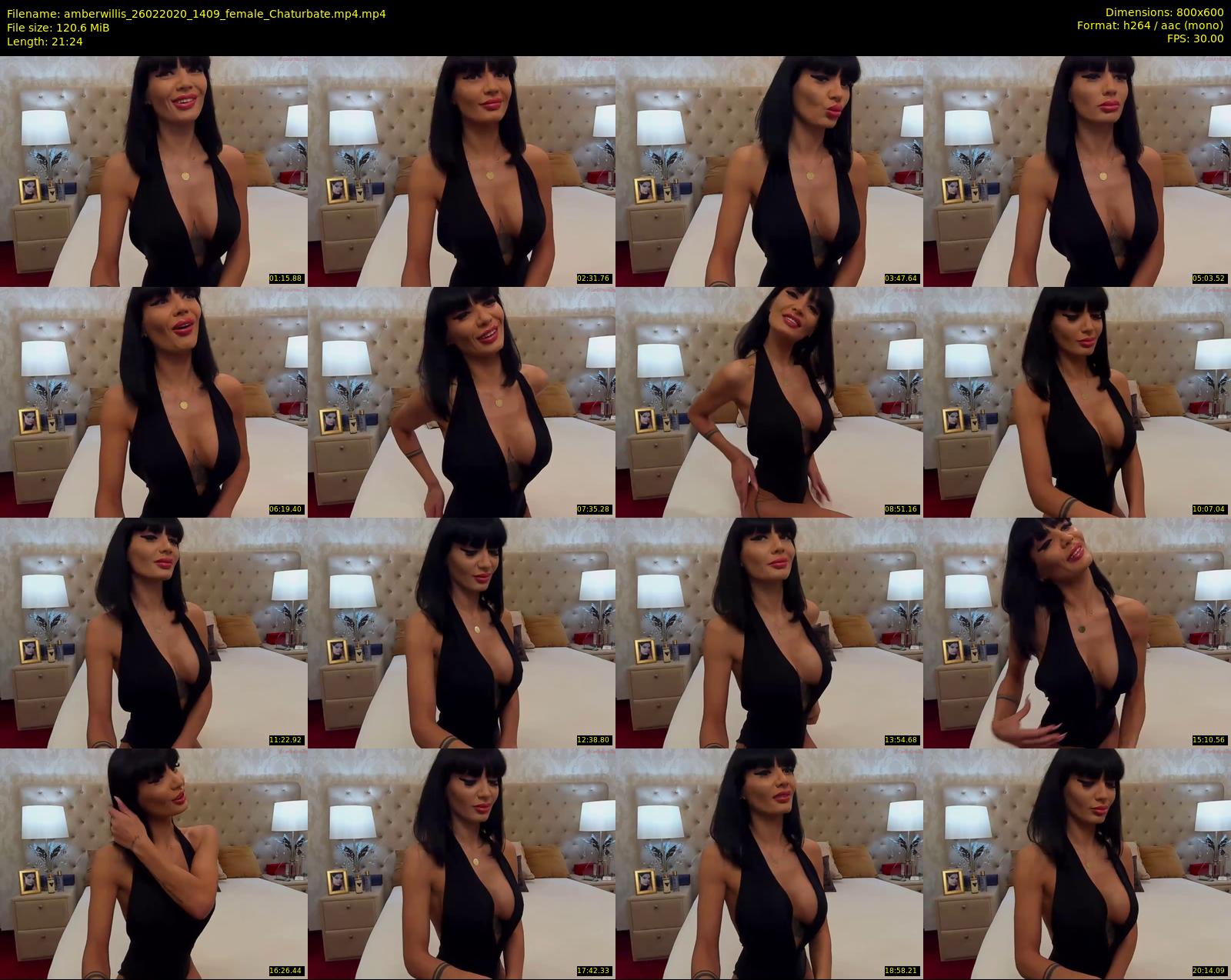 amberwillis — 22 minute Chaturbate female cam show recording, 480p, Feb 26, 2020