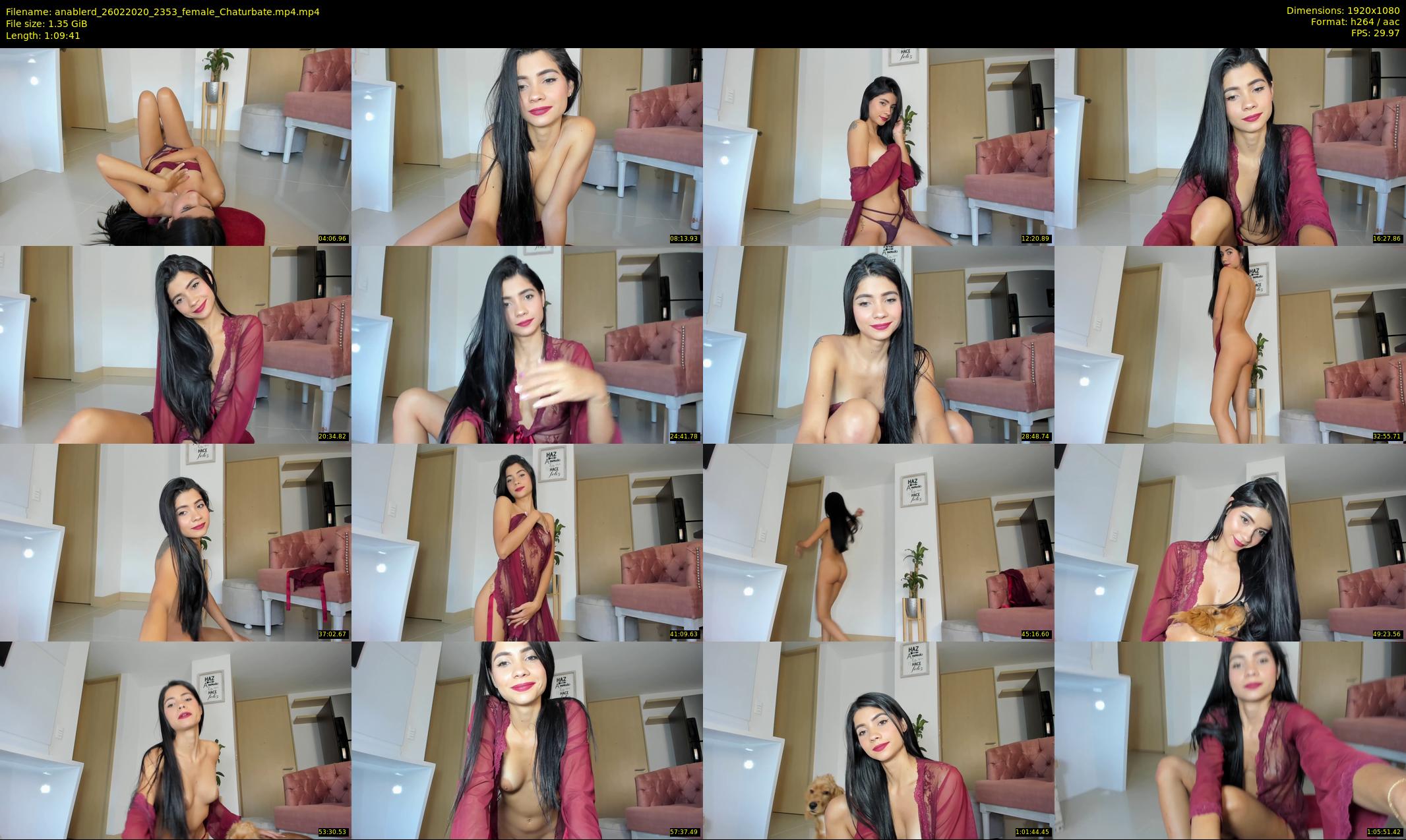 anablerd — 70 minute Chaturbate female cam show recording, 1080p, Feb 26, 2020