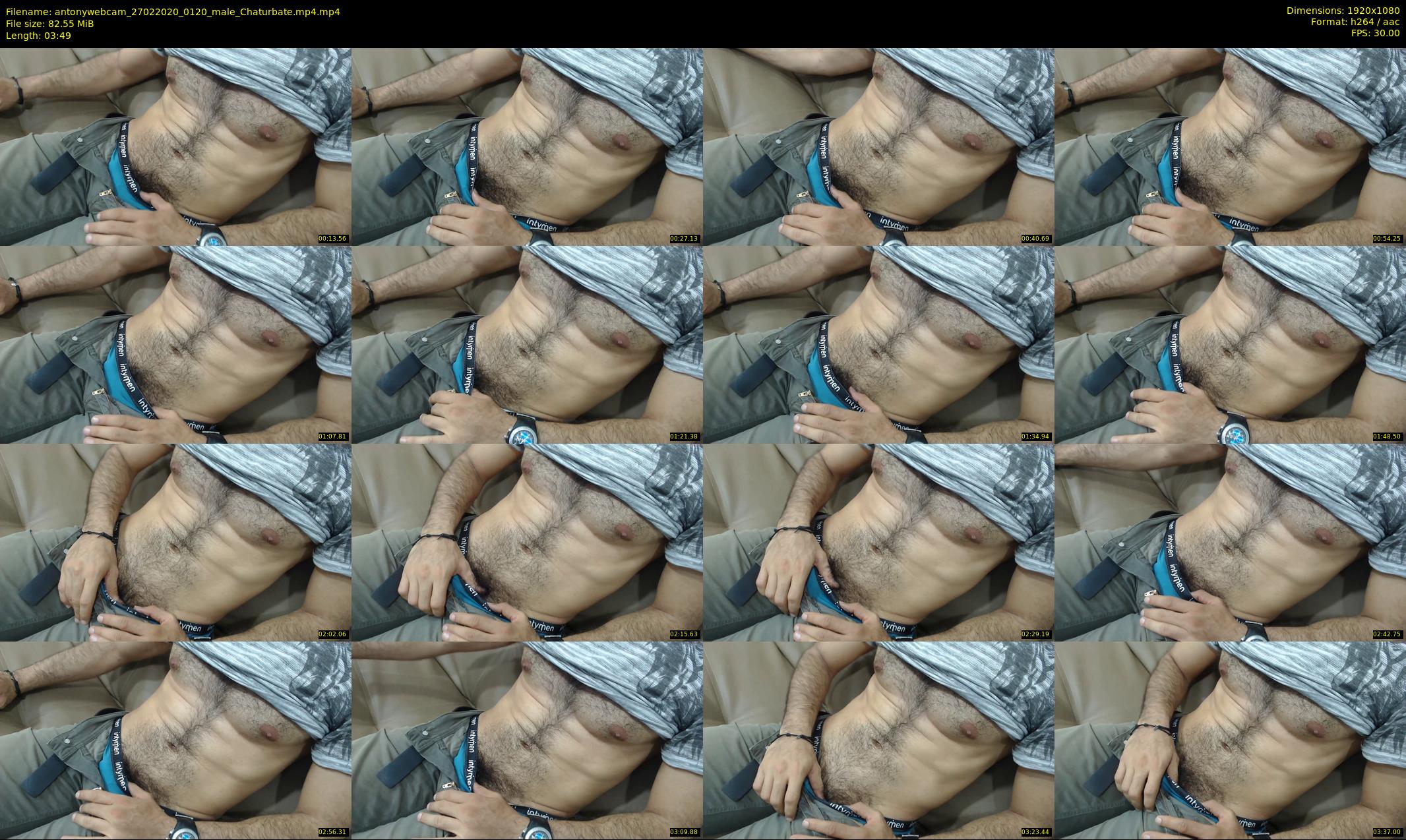 antonywebcam — 4 minute Chaturbate male cam show recording, 1080p, Feb 27, 2020