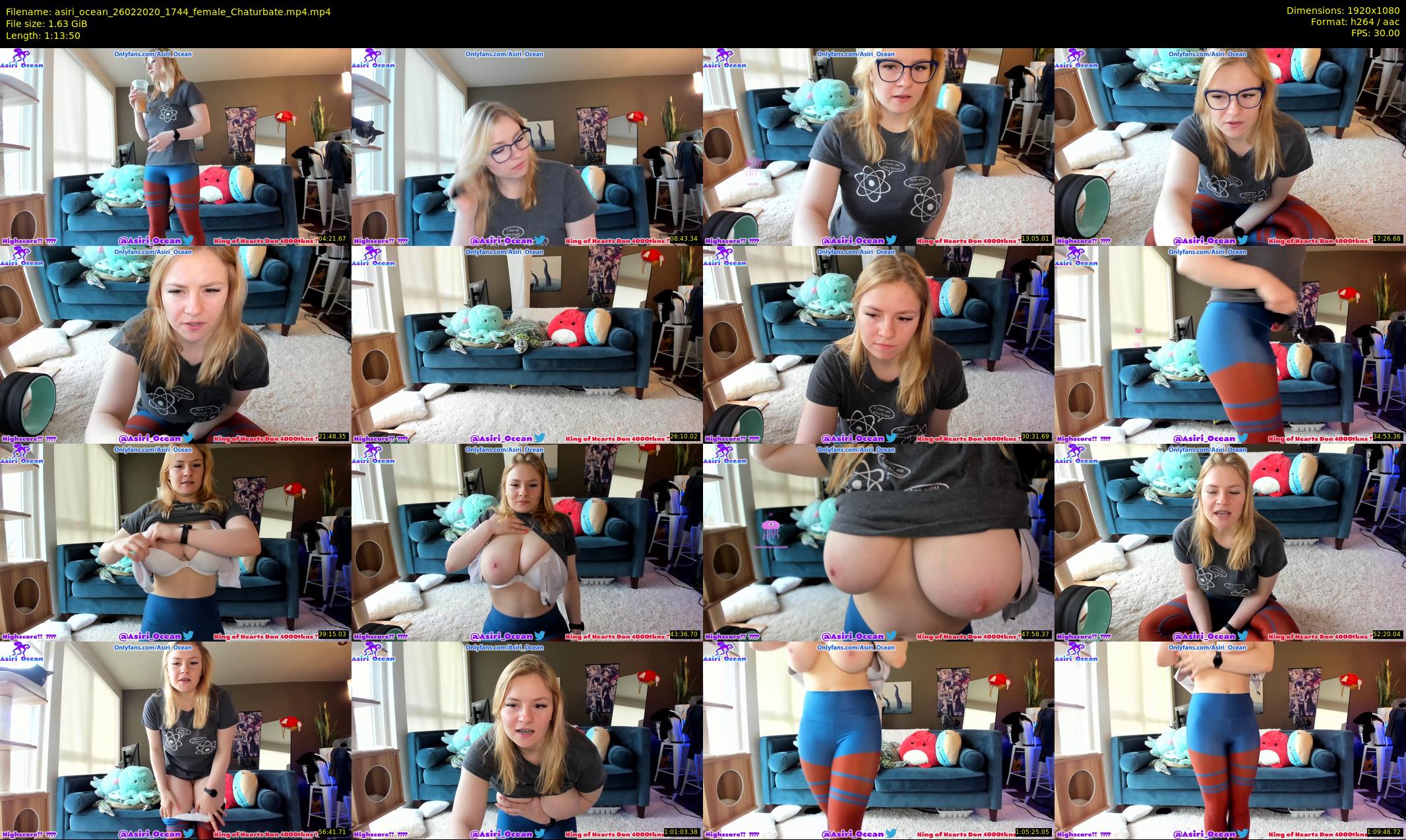 asiri_ocean — 74 minute Chaturbate female cam show recording, 1080p, Feb 26, 2020