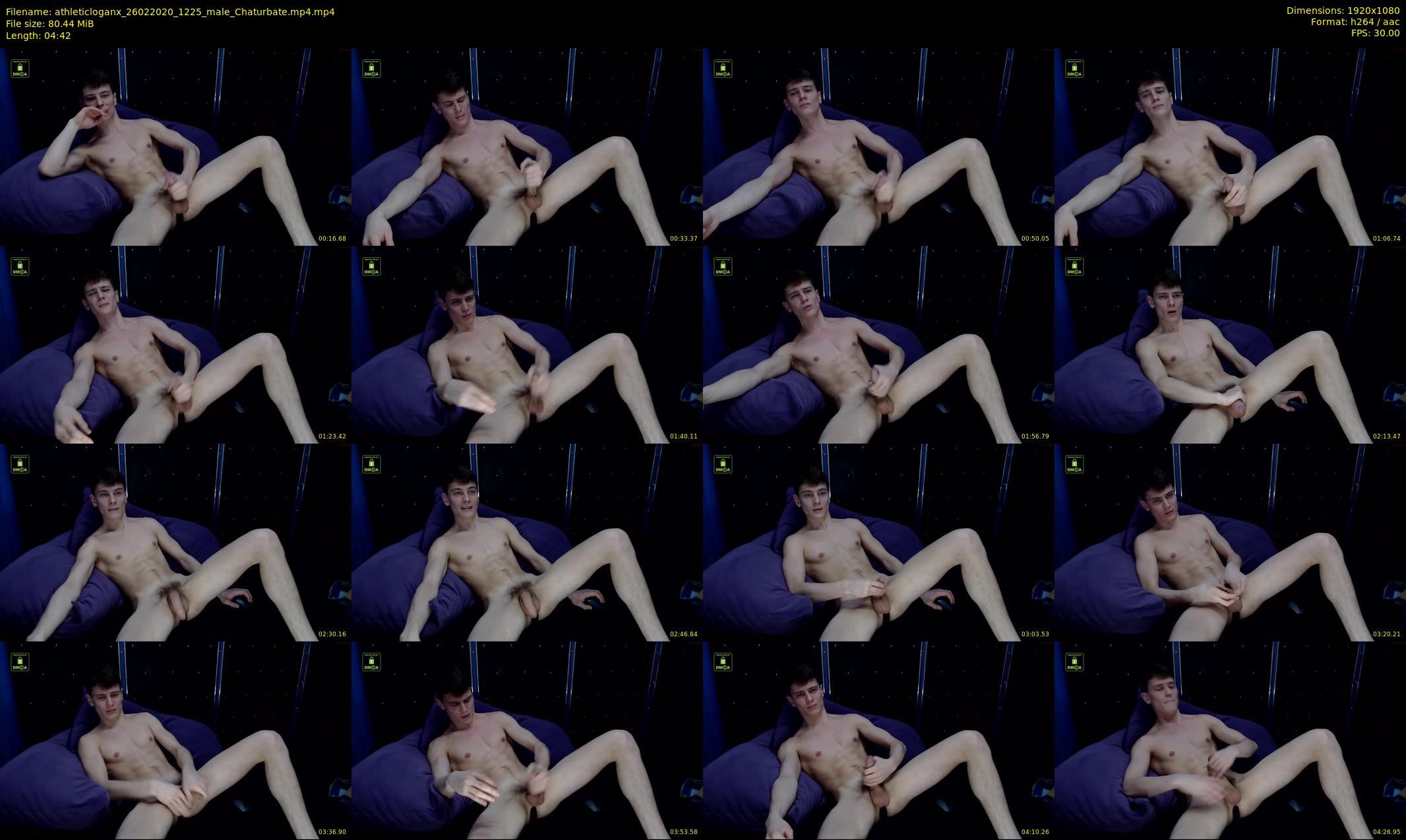 athleticloganx — 5 minute Chaturbate male cam show recording, 1080p, Feb 26, 2020