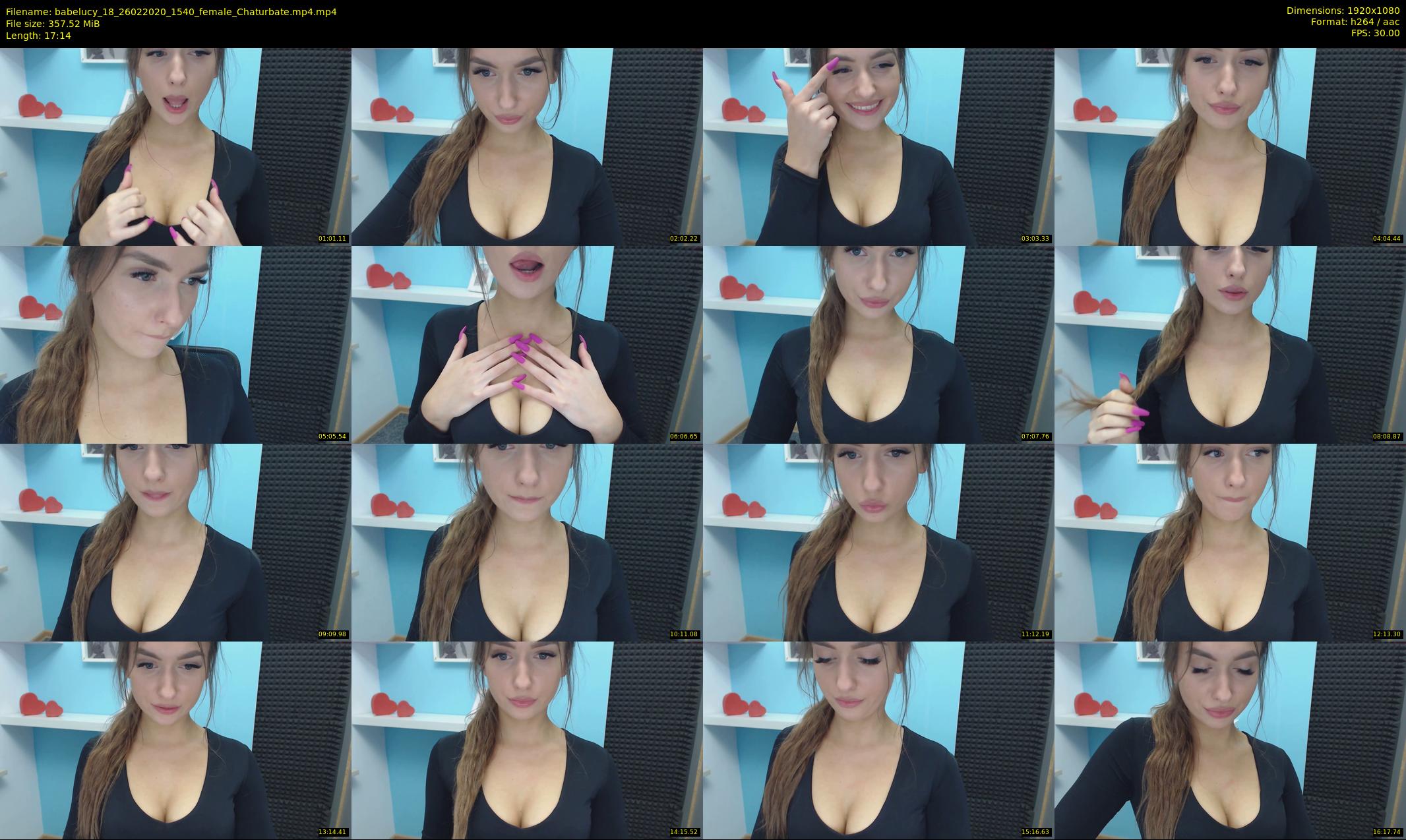 babelucy_18 — 18 minute Chaturbate female cam show recording, 1080p, Feb 26, 2020