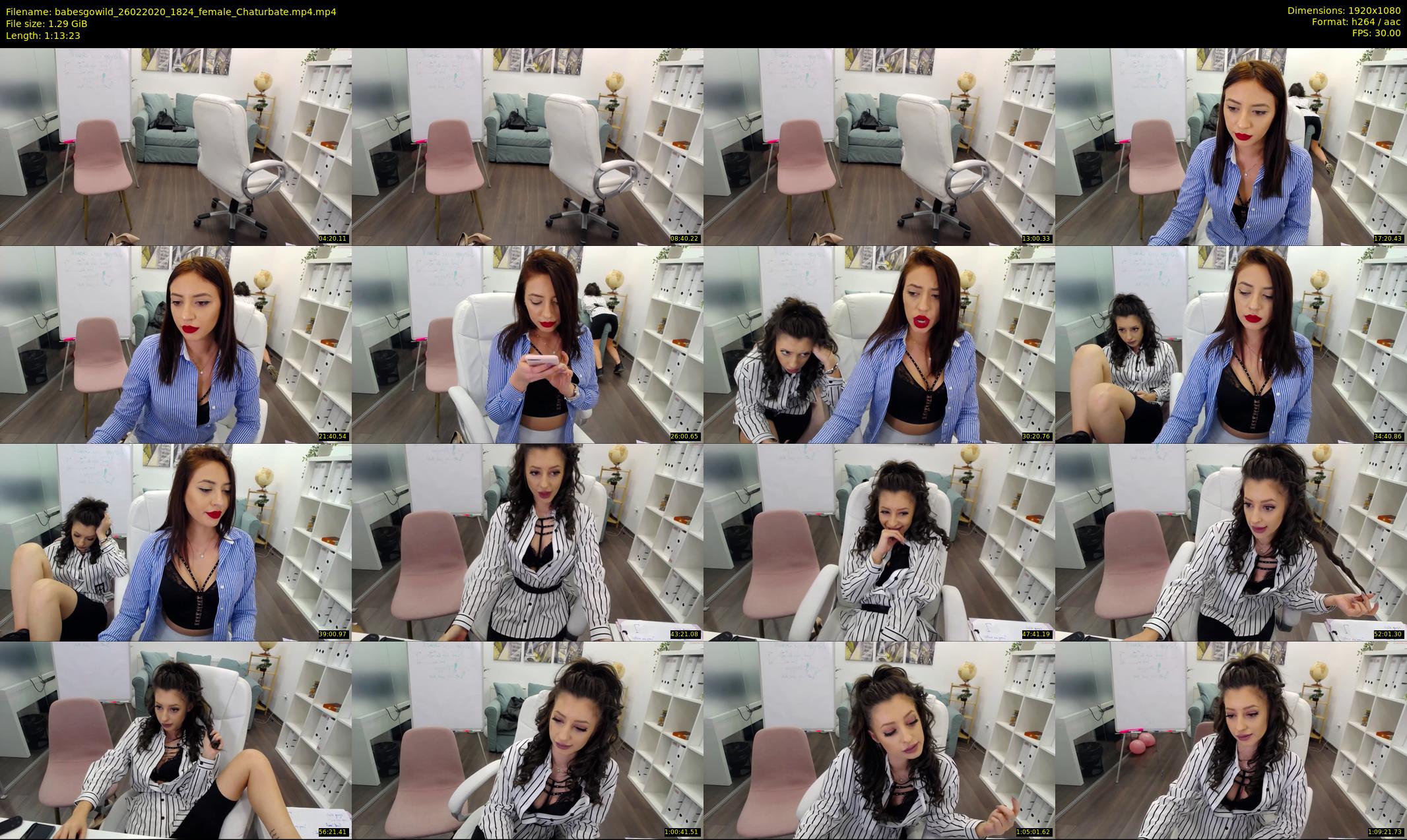babesgowild — 74 minute Chaturbate couple cam show recording, 1080p, Feb 26, 2020