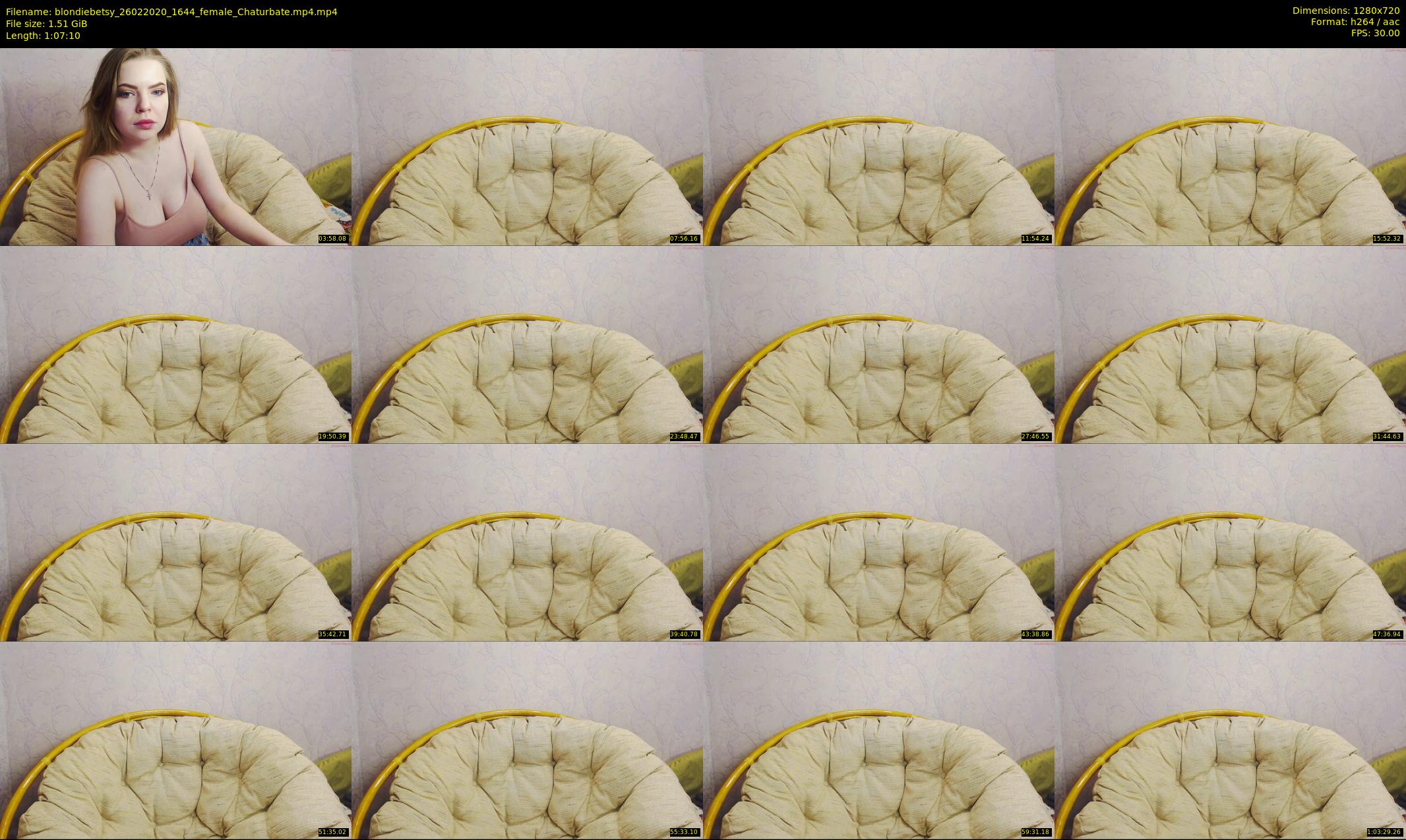 blondiebetsy — 68 minute Chaturbate female cam show recording, 720p, Feb 26, 2020