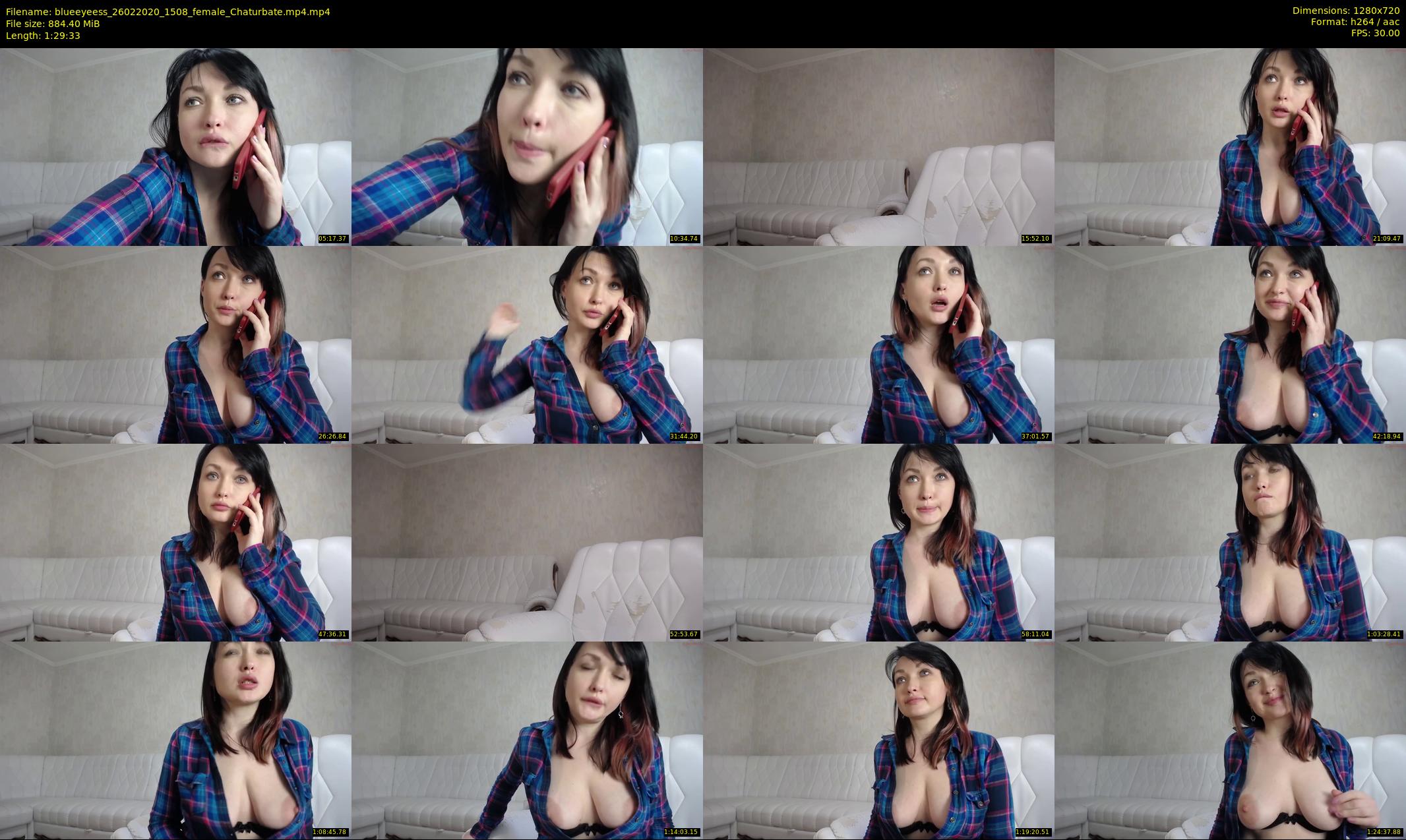 blueeyeess — 90 minute Chaturbate female cam show recording, 720p, Feb 26, 2020
