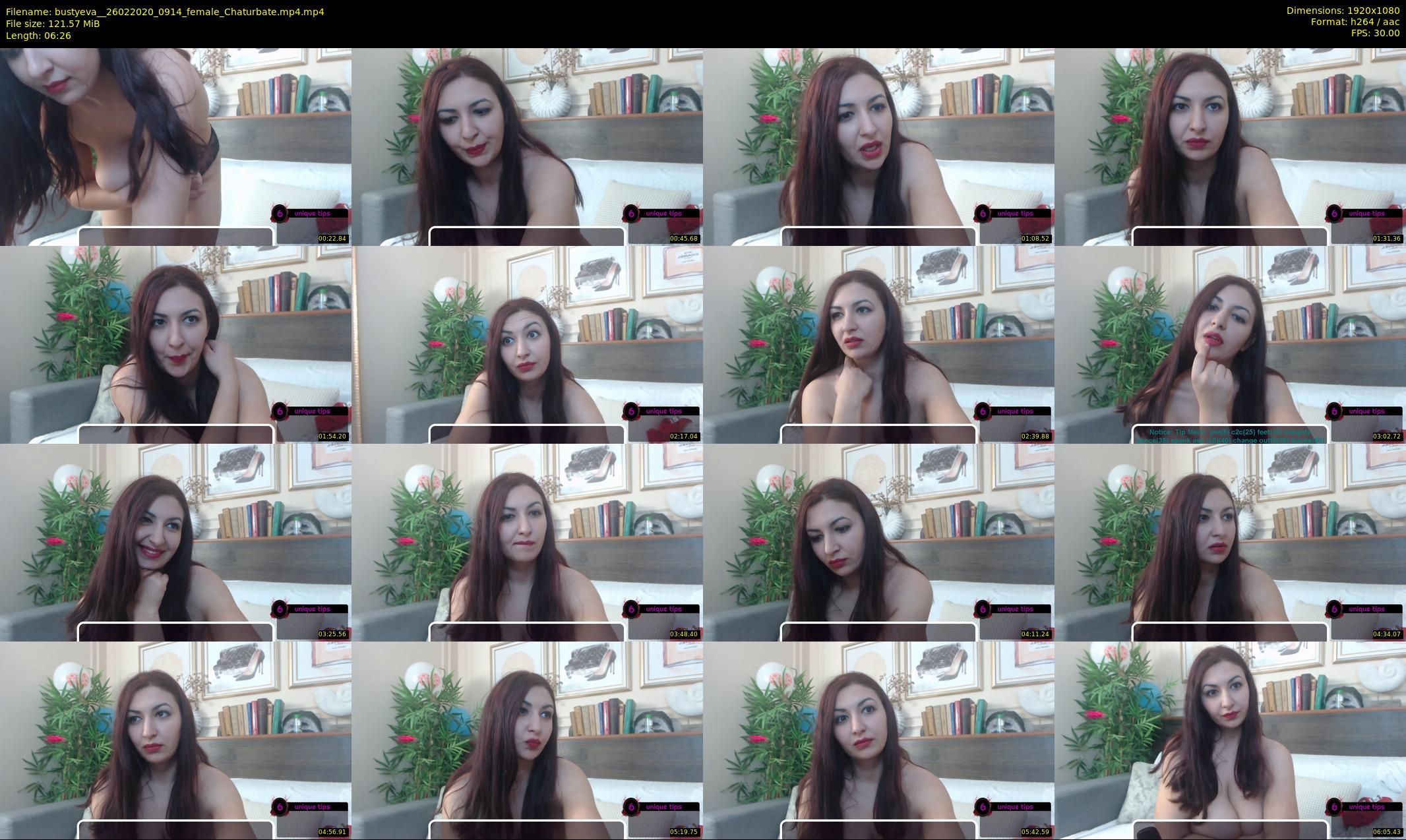 bustyeva_ — 7 minute Chaturbate female cam show recording, 1080p, Feb 26, 2020