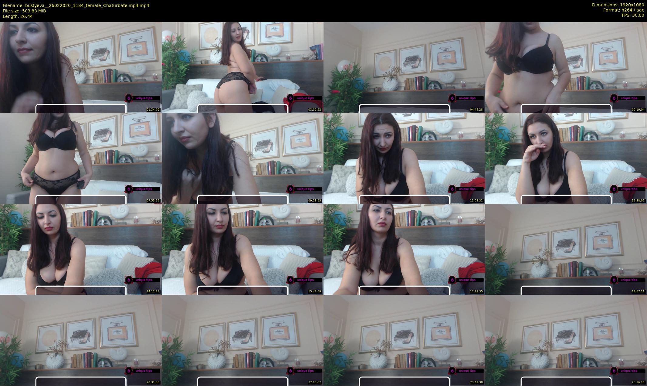 bustyeva_ — 27 minute Chaturbate female cam show recording, 1080p, Feb 26, 2020