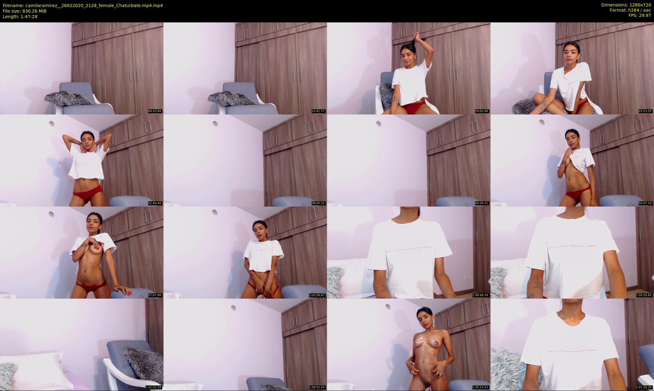 camilaramirez_ — 108 minute Chaturbate female cam show recording, 720p, Feb 26, 2020