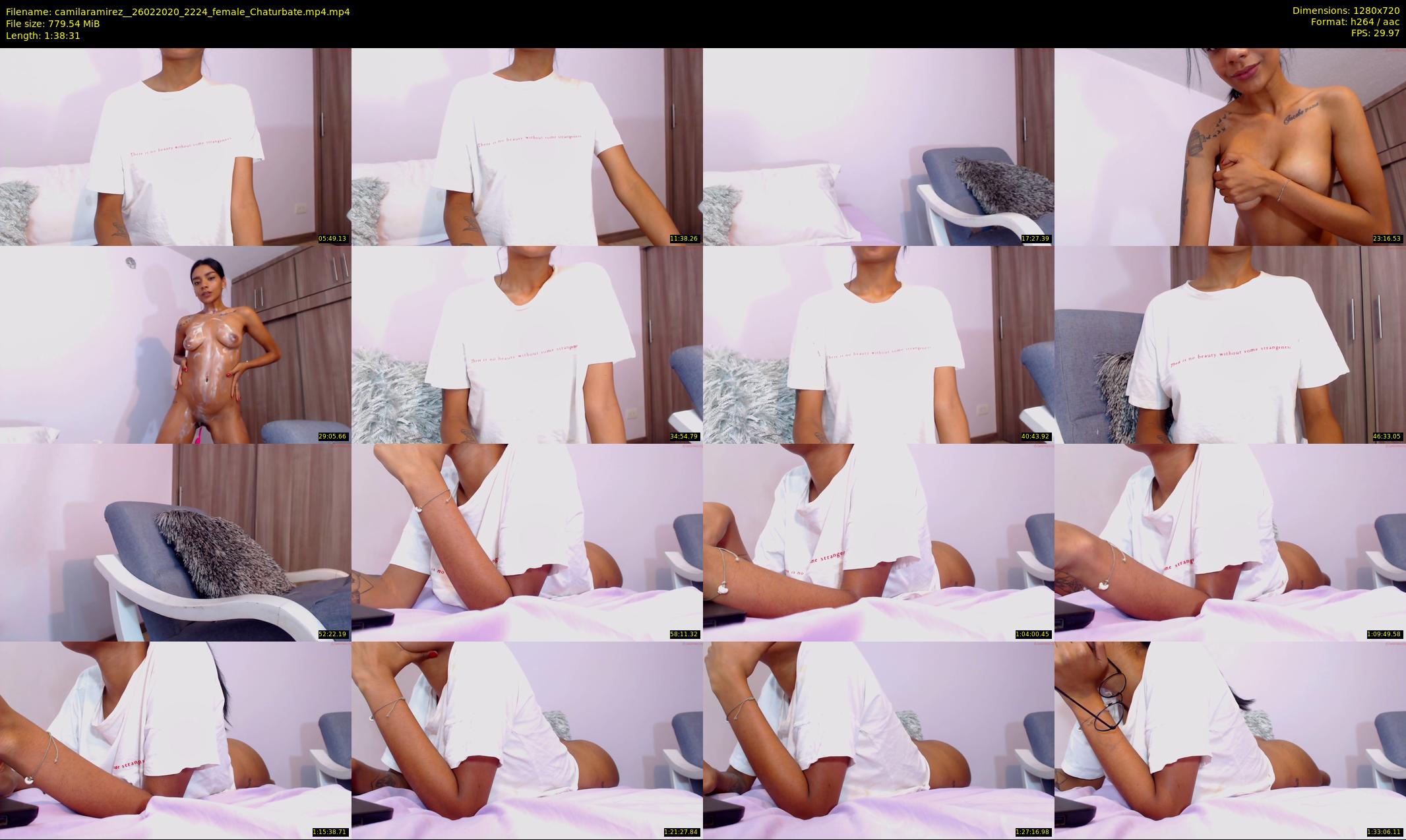 camilaramirez_ — 99 minute Chaturbate female cam show recording, 720p, Feb 26, 2020
