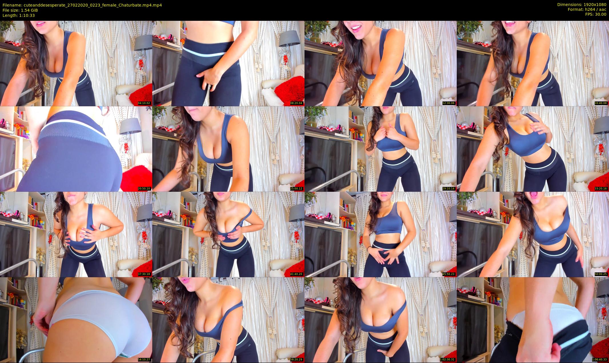 cuteanddesesperate — 71 minute Chaturbate female cam show recording, 1080p, Feb 27, 2020