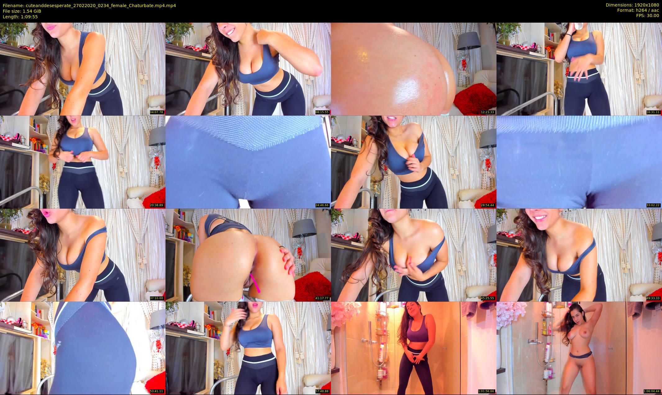 cuteanddesesperate — 70 minute Chaturbate female cam show recording, 1080p, Feb 27, 2020