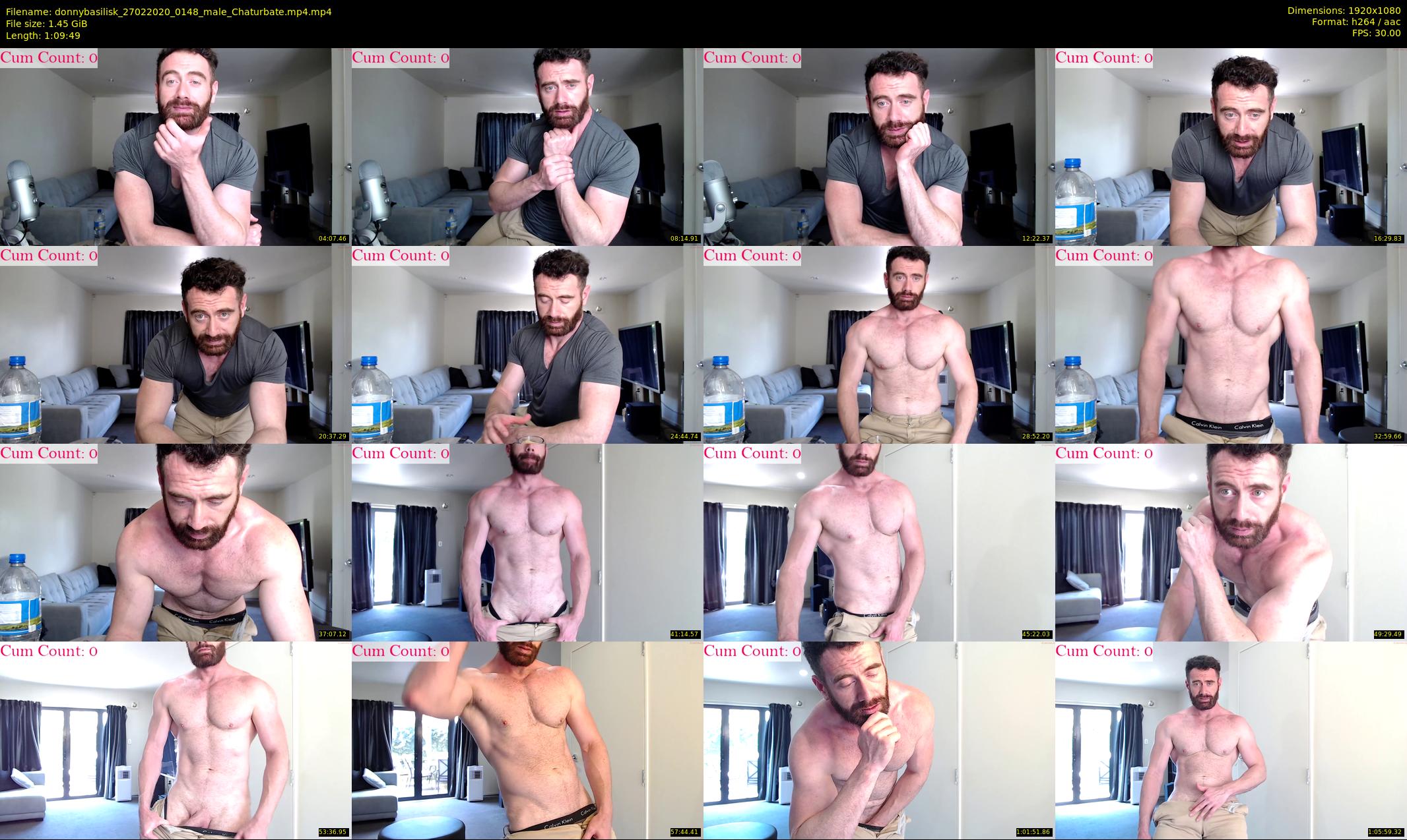 donnybasilisk — 70 minute Chaturbate male cam show recording, 1080p, Feb 27, 2020