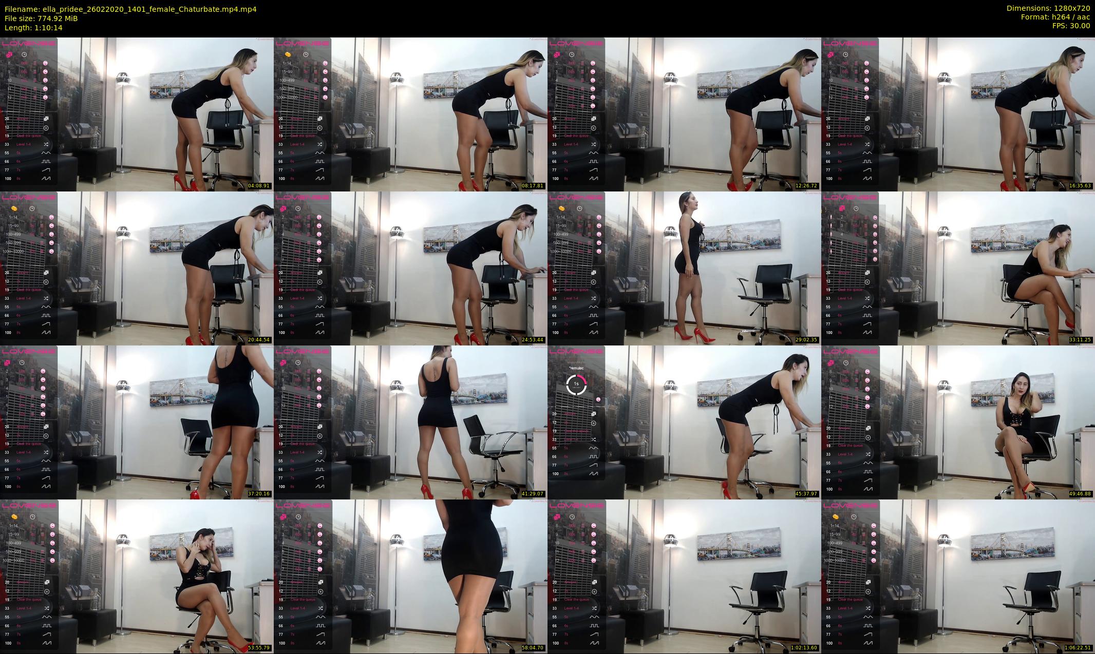 ella_pridee — 71 minute Chaturbate female cam show recording, 720p, Feb 26, 2020