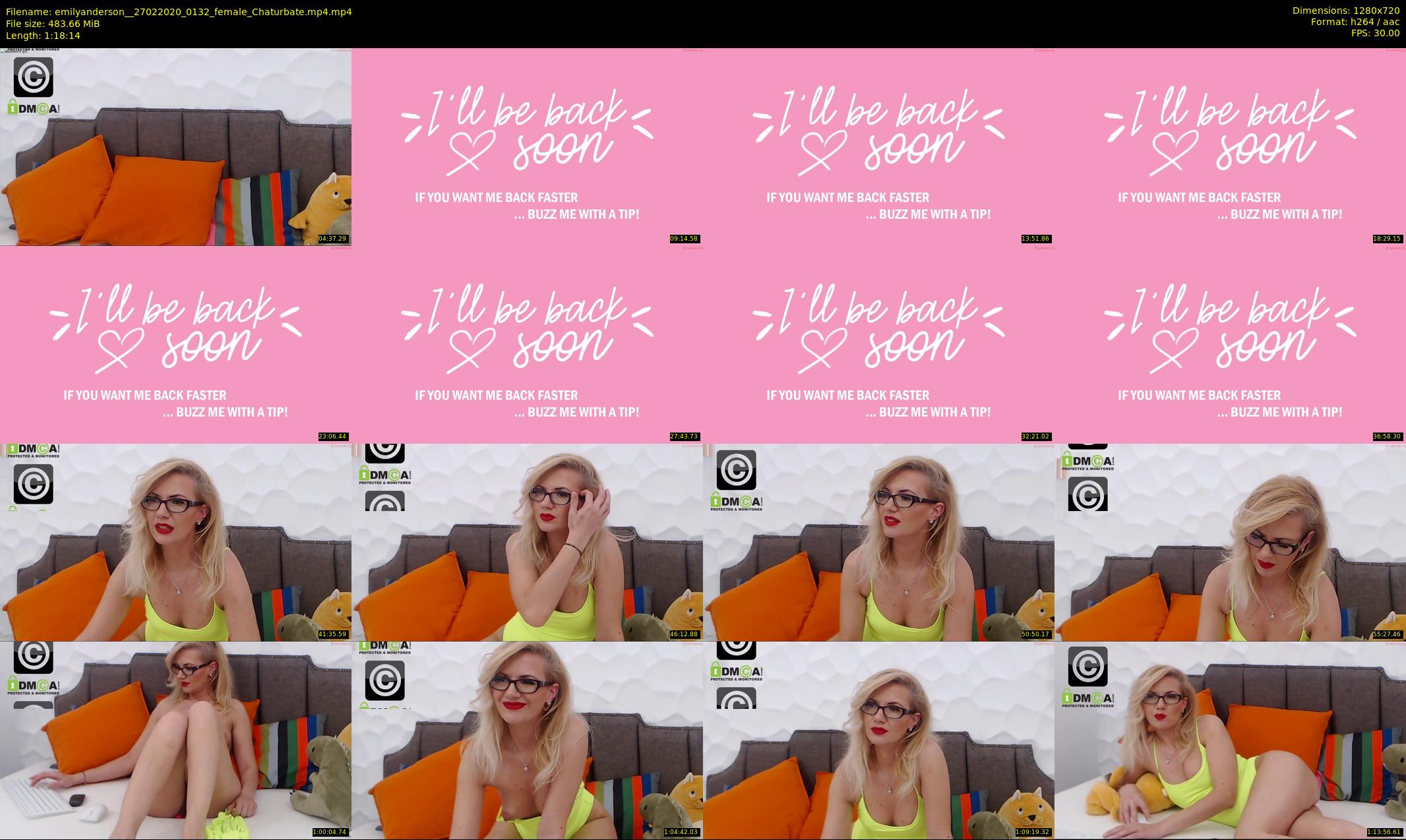 emilyanderson_ — 79 minute Chaturbate female cam show recording, 720p, Feb 27, 2020