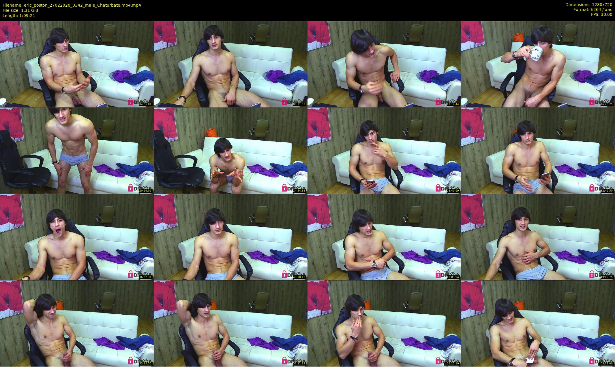 eric_poston — 70 minute Chaturbate male cam show recording, 720p, Feb 27, 2020