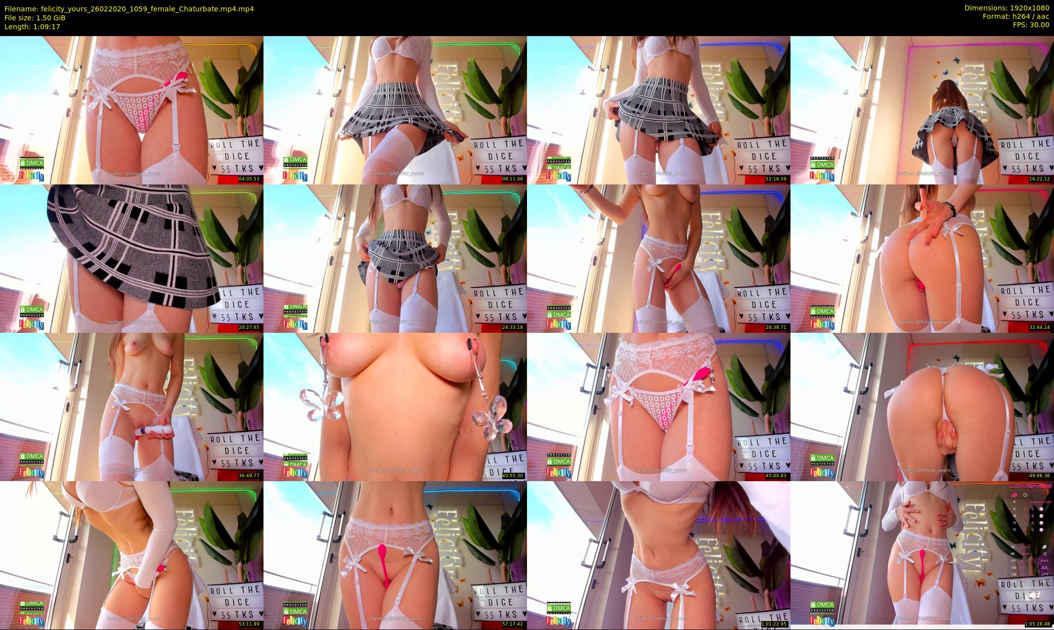 felicity_yours — 70 minute Chaturbate female cam show recording, 1080p, Feb 26, 2020