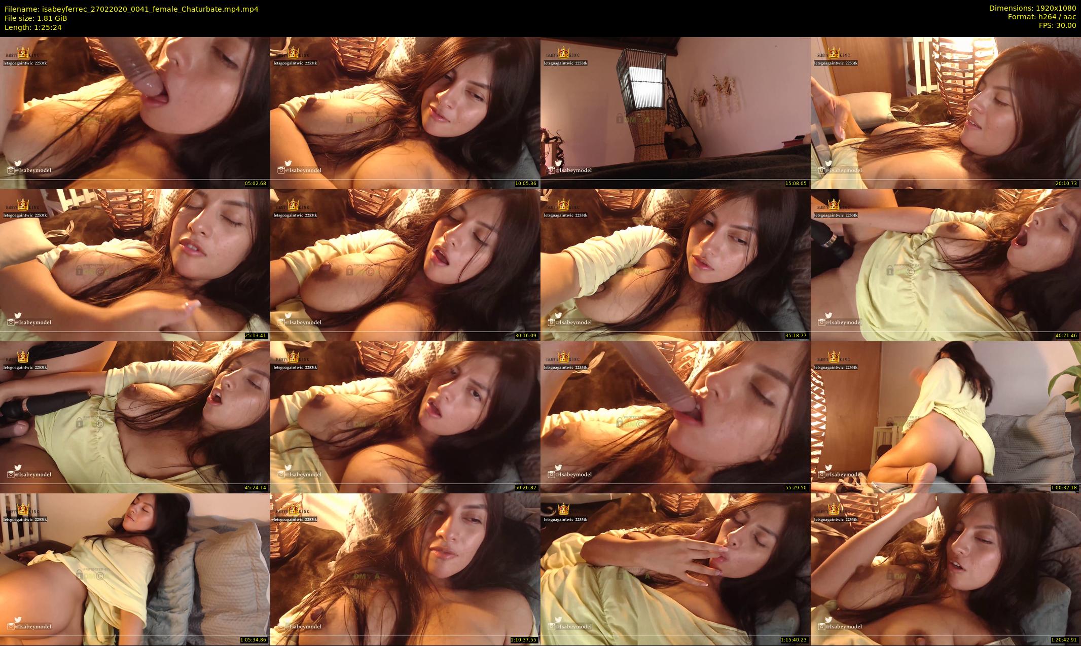 isabeyferrec — 86 minute Chaturbate female cam show recording, 1080p, Feb 27, 2020