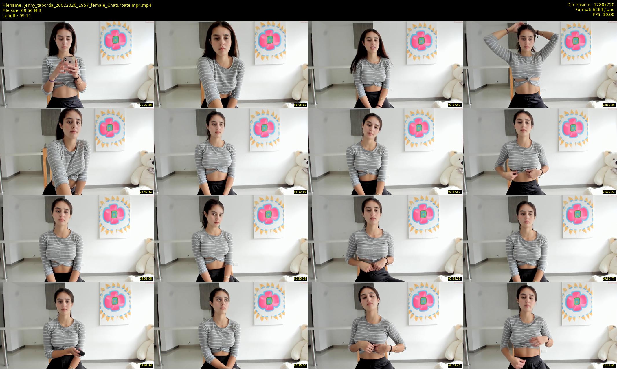 jenny_taborda — 10 minute Chaturbate female cam show recording, 720p, Feb 26, 2020