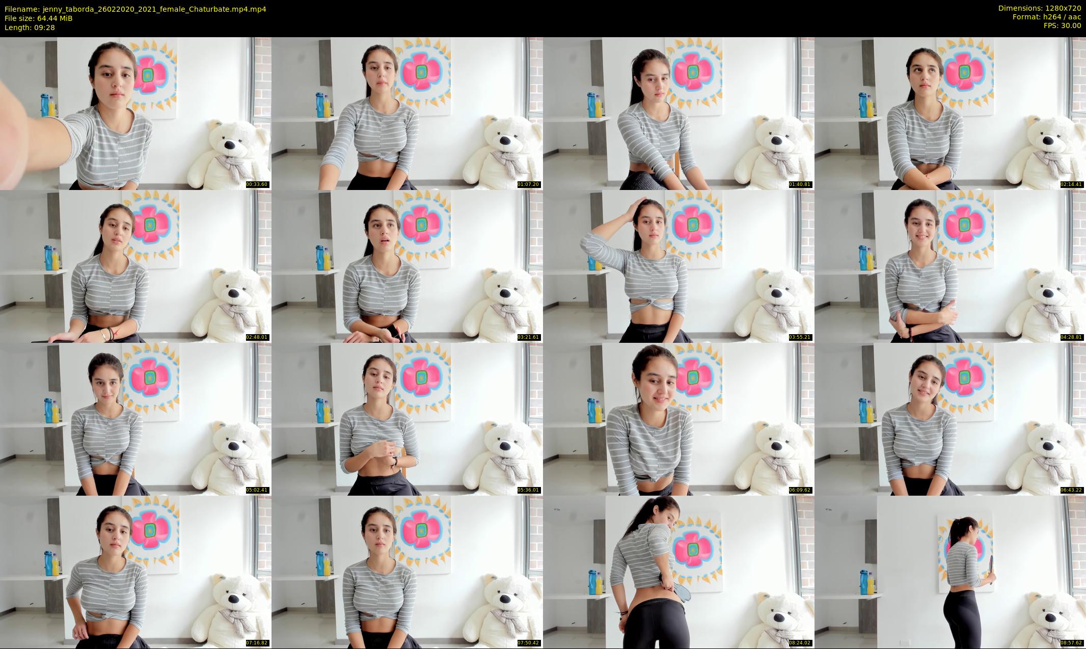 jenny_taborda — 10 minute Chaturbate female cam show recording, 720p, Feb 26, 2020