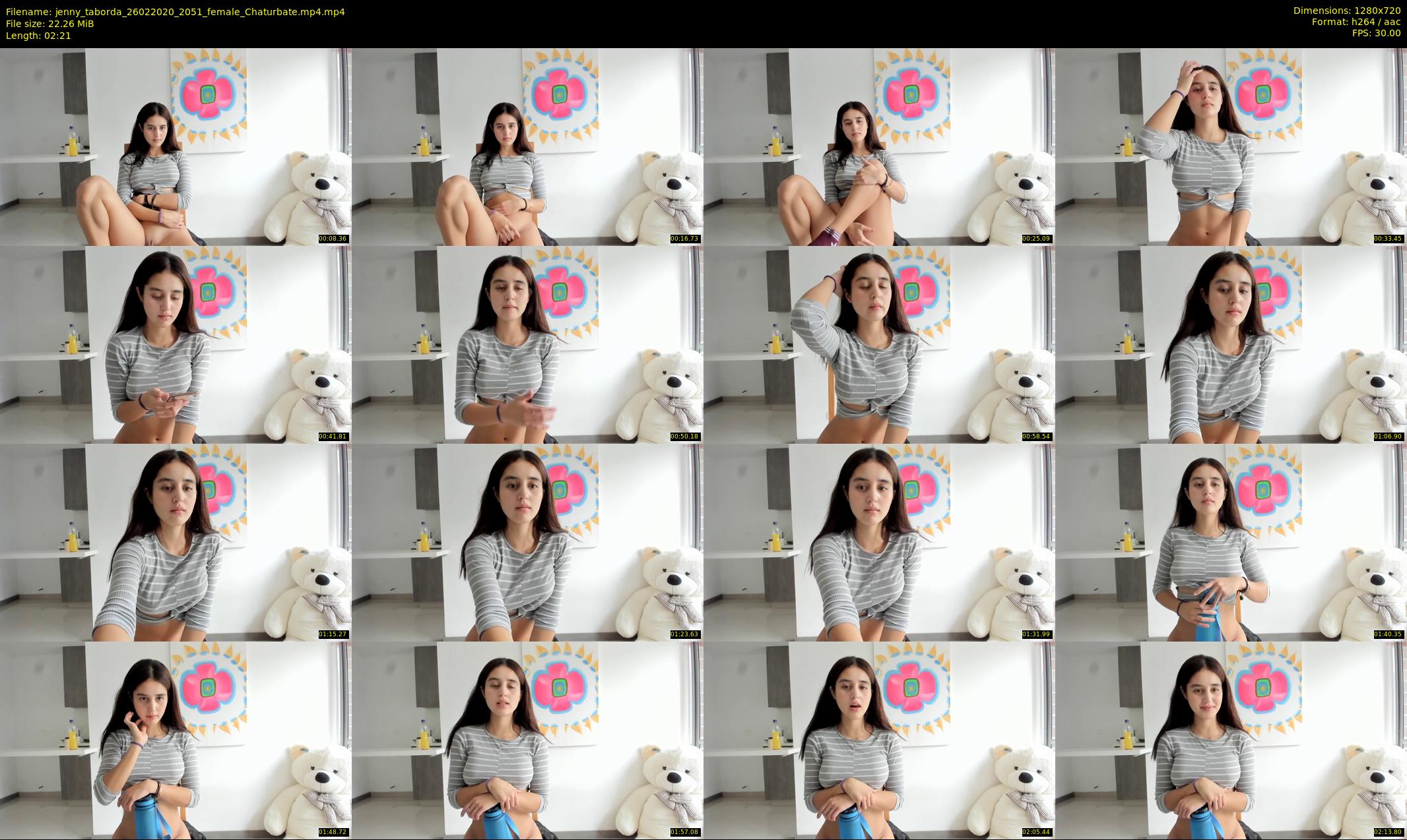 jenny_taborda — 3 minute Chaturbate female cam show recording, 720p, Feb 26, 2020