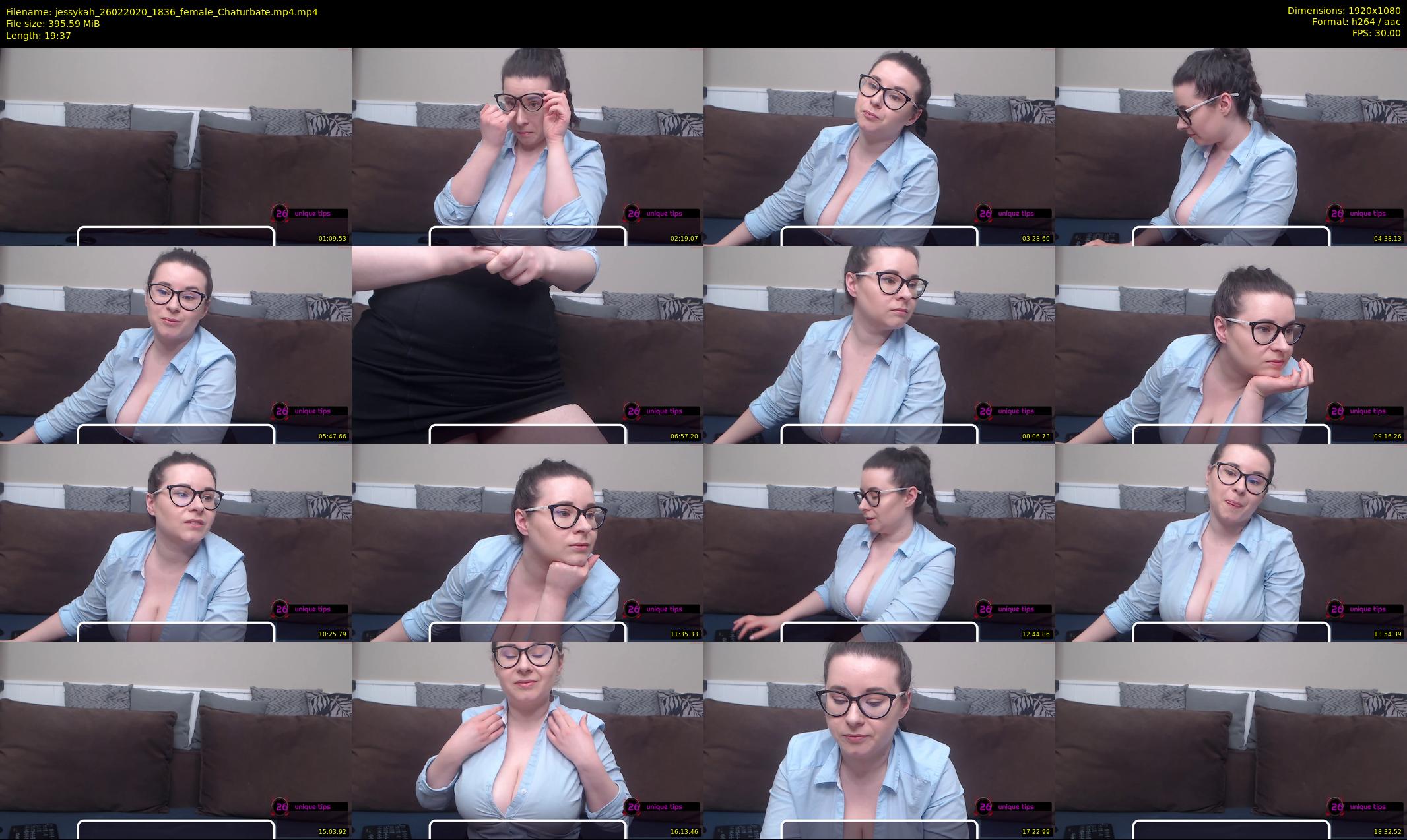 jessykah — 20 minute Chaturbate female cam show recording, 1080p, Feb 26, 2020
