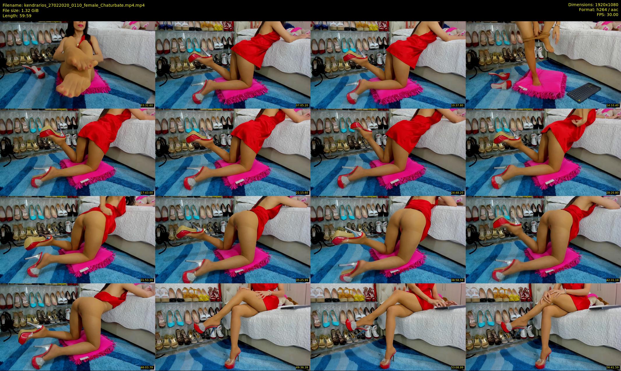 kendrarios — 60 minute Chaturbate female cam show recording, 1080p, Feb 27, 2020