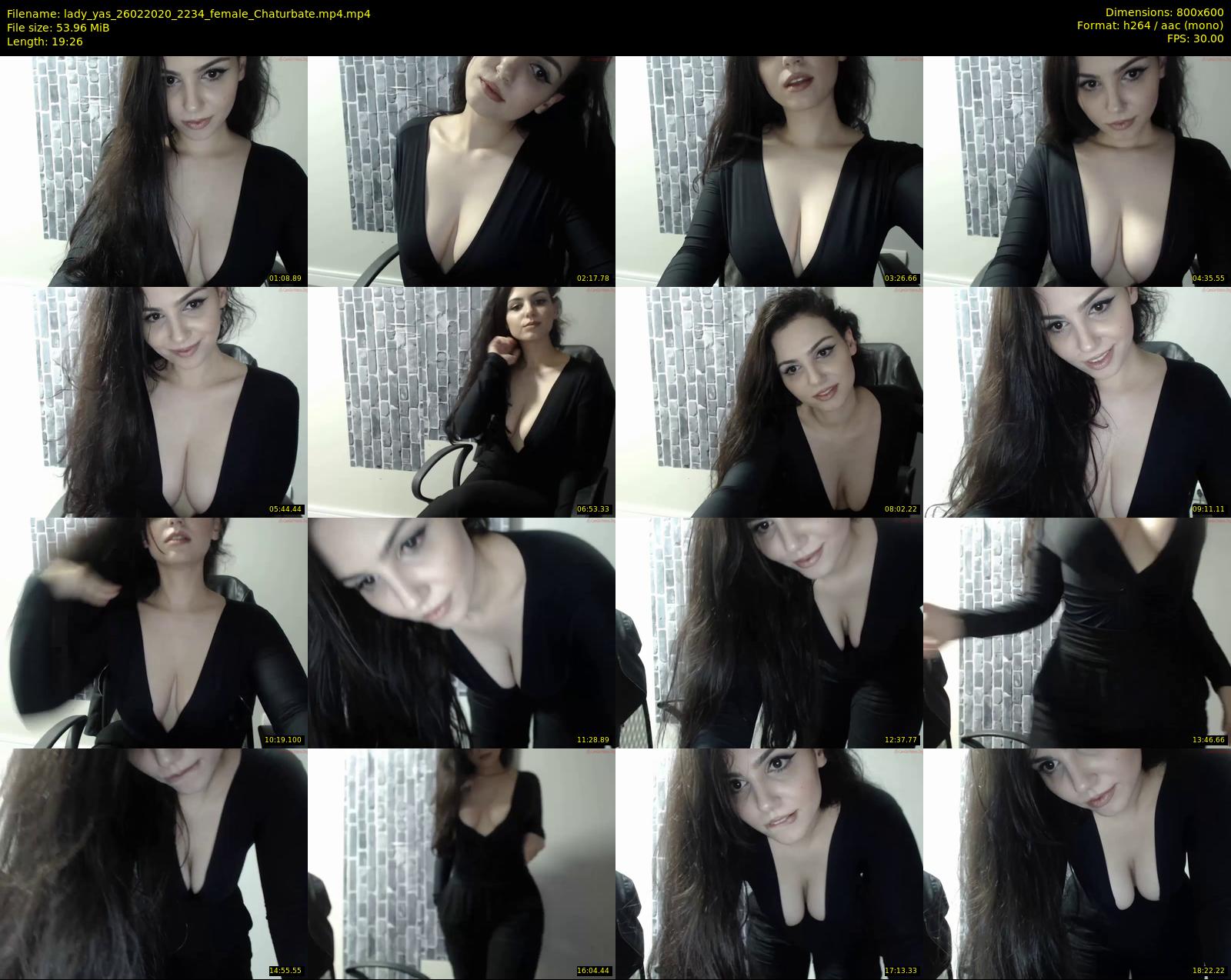 lady_yas — 20 minute Chaturbate female cam show recording, 480p, Feb 26, 2020