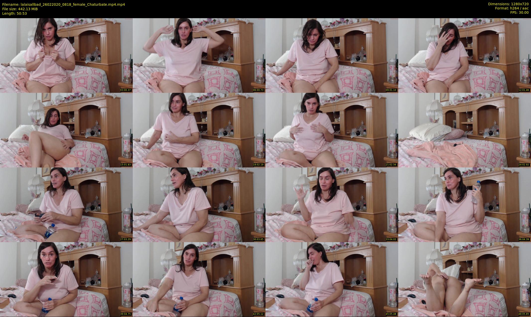 lalaisallbad — 51 minute Chaturbate female cam show recording, 720p, Feb 26, 2020