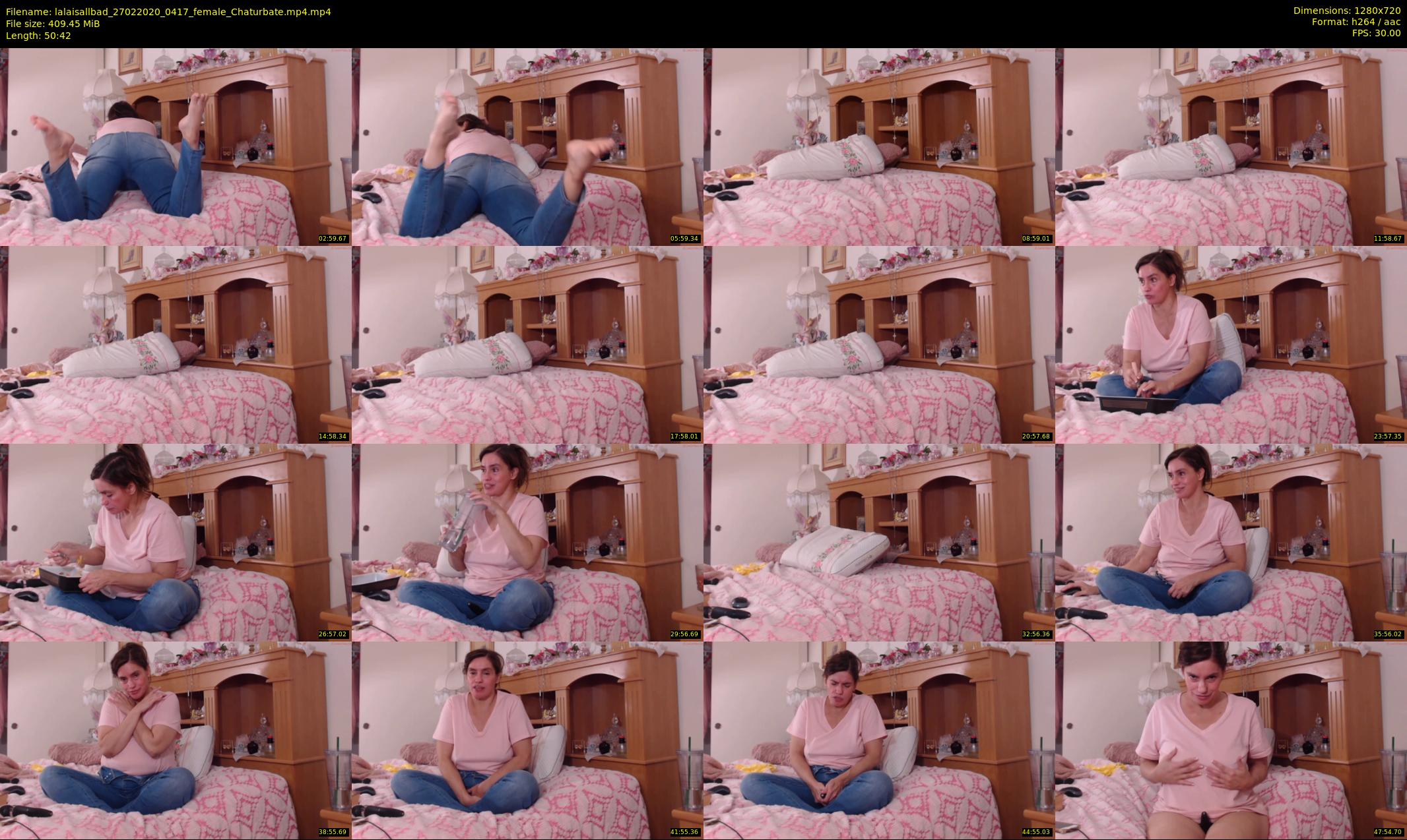 lalaisallbad — 51 minute Chaturbate female cam show recording, 720p, Feb 27, 2020