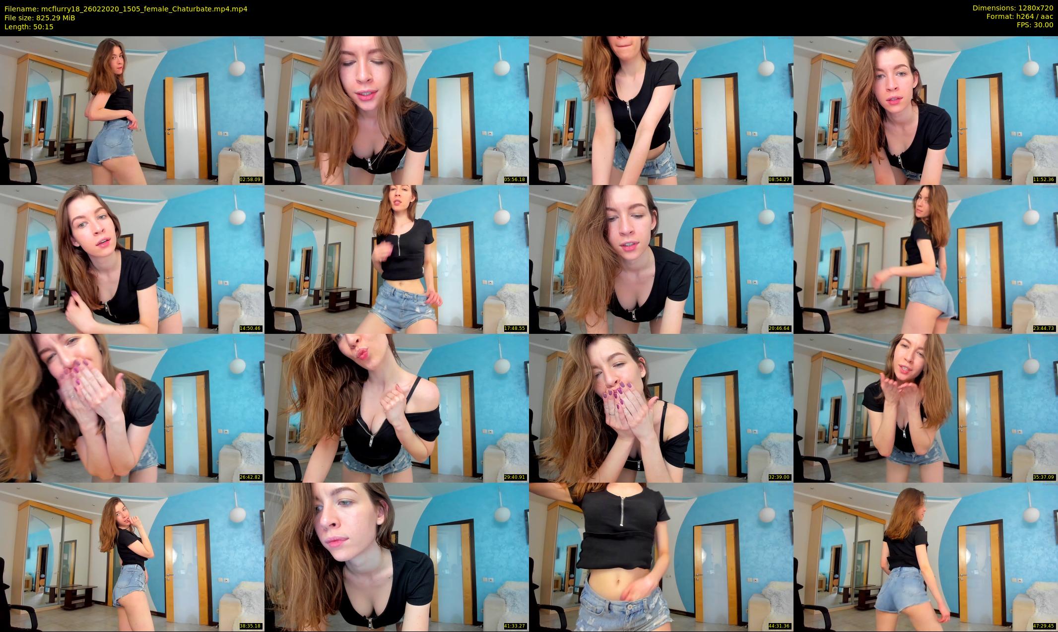 mcflurry18 — 51 minute Chaturbate female cam show recording, 720p, Feb 26, 2020