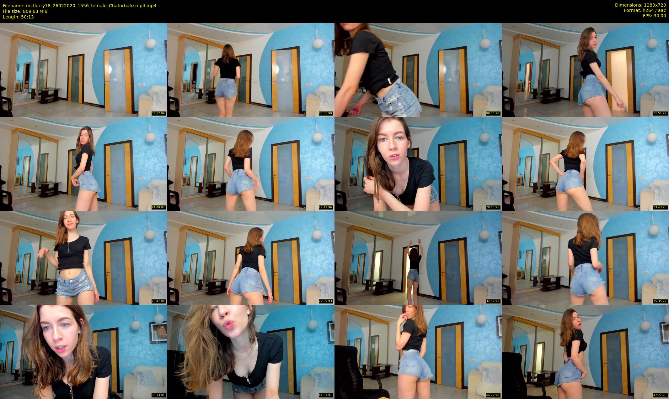 mcflurry18 — 51 minute Chaturbate female cam show recording, 720p, Feb 26, 2020