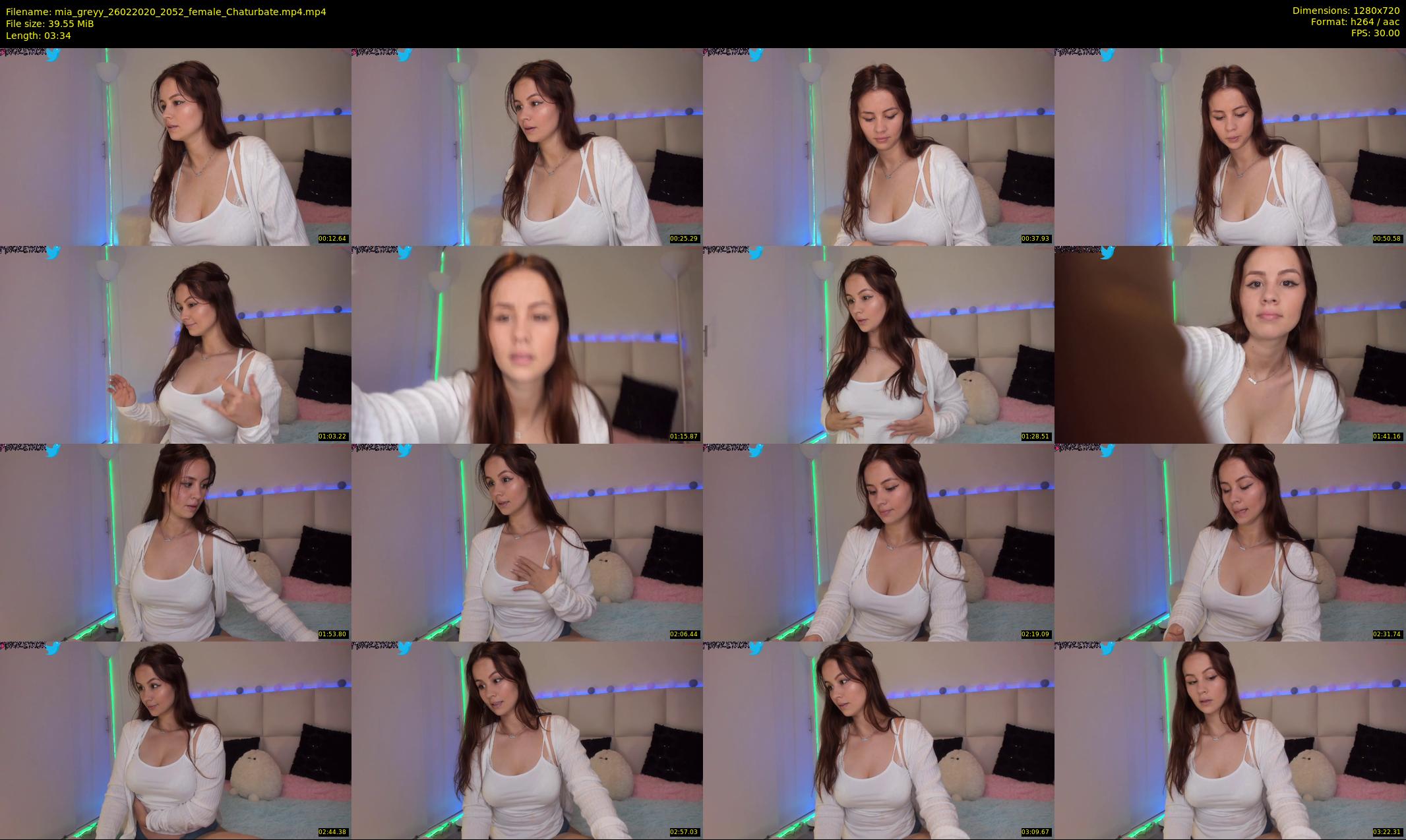 mia_greyy — 4 minute Chaturbate female cam show recording, 720p, Feb 26, 2020