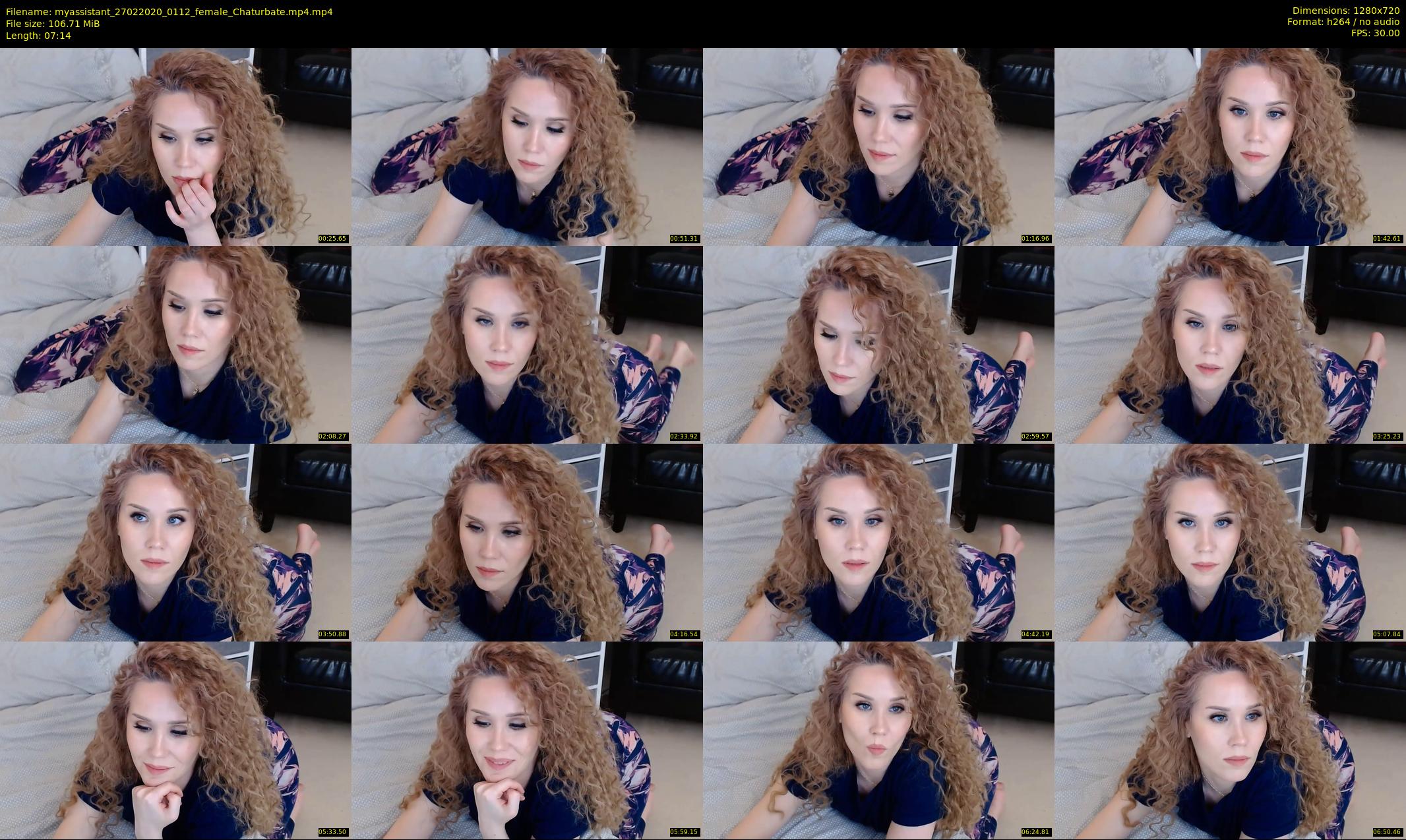myassistant — 8 minute Chaturbate female cam show recording, 720p, Feb 27, 2020