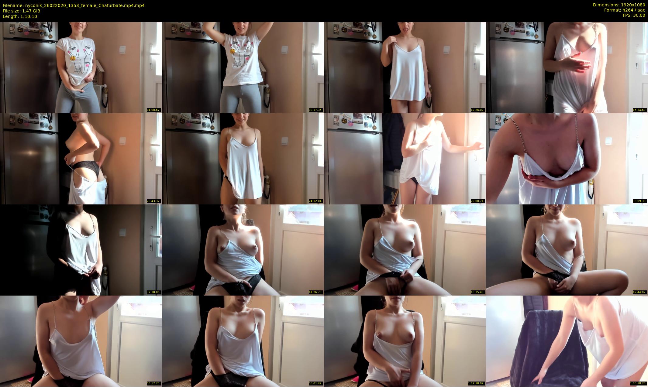 nyconik — 71 minute Chaturbate female cam show recording, 1080p, Feb 26, 2020