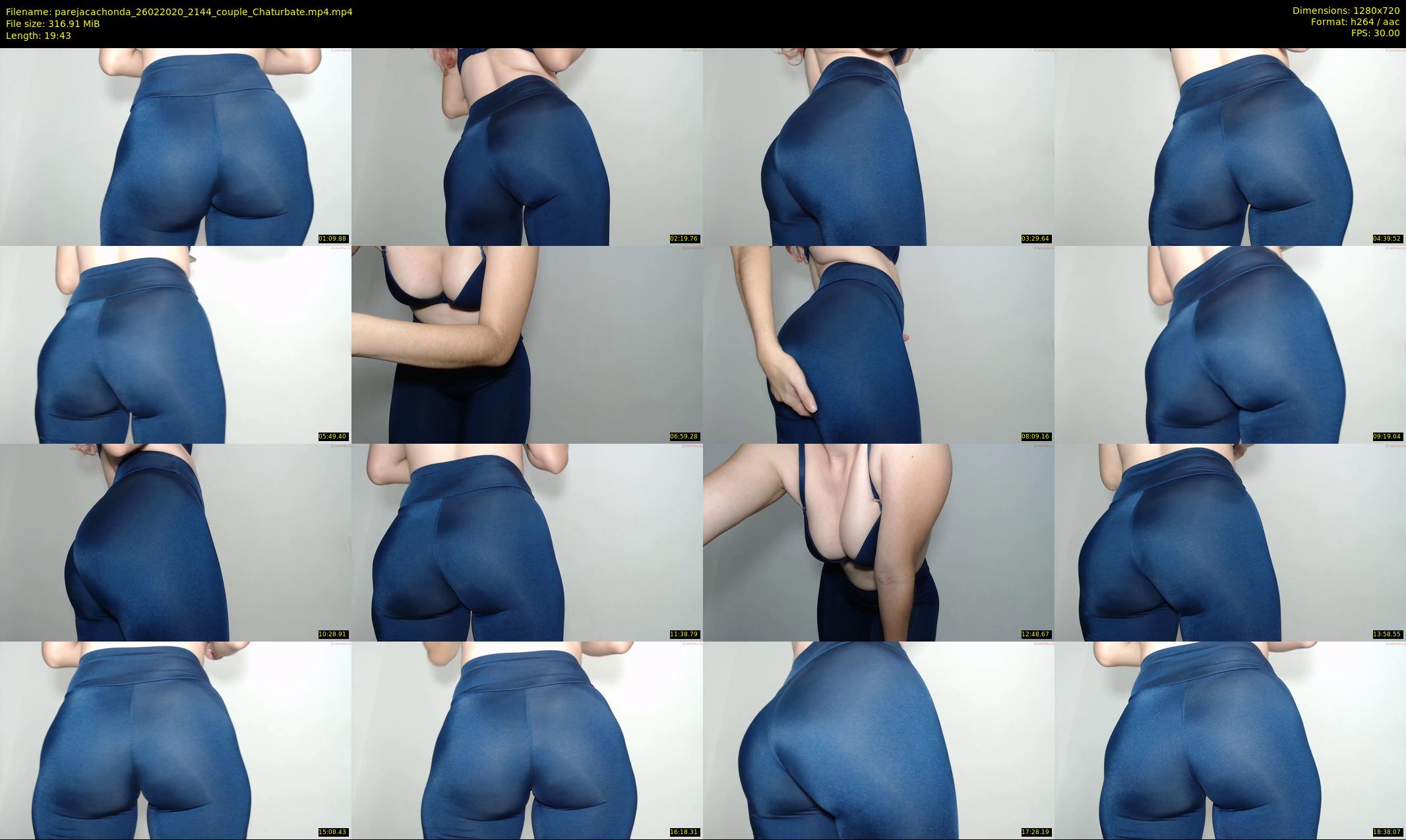 parejacachonda — 20 minute Chaturbate couple cam show recording, 720p, Feb 26, 2020