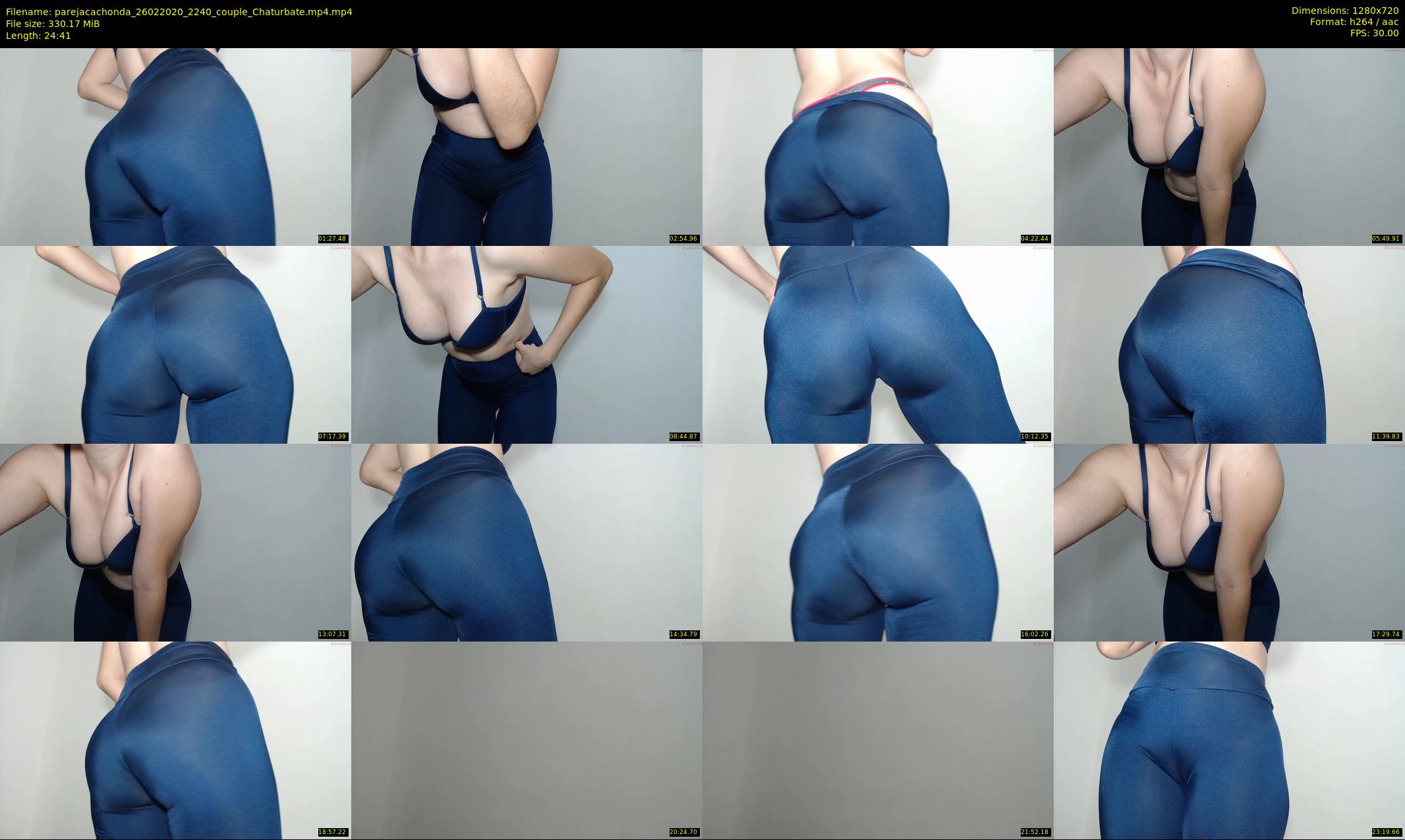parejacachonda — 25 minute Chaturbate couple cam show recording, 720p, Feb 26, 2020